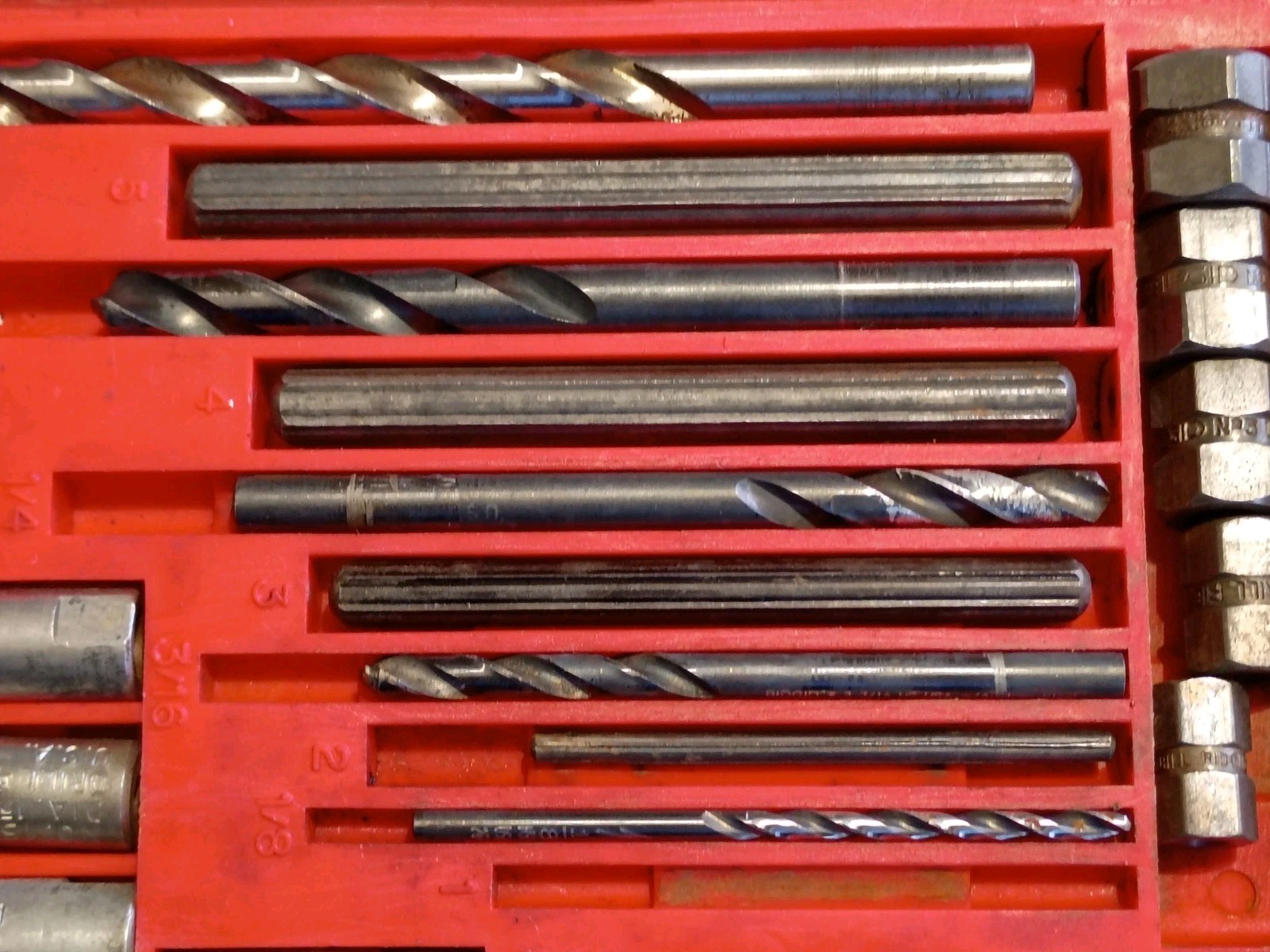 BLUE-POINT 1020 SCREW EXTRACTOR SET *INCOMPLETE SCREW EXTRACTOR TOOL KIT*AS IS