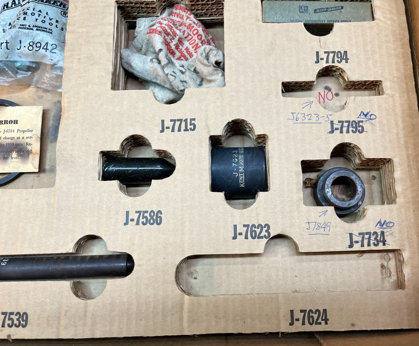 1959 Oldsmobile Kent-Moore Specialty Automotive Tool Kit