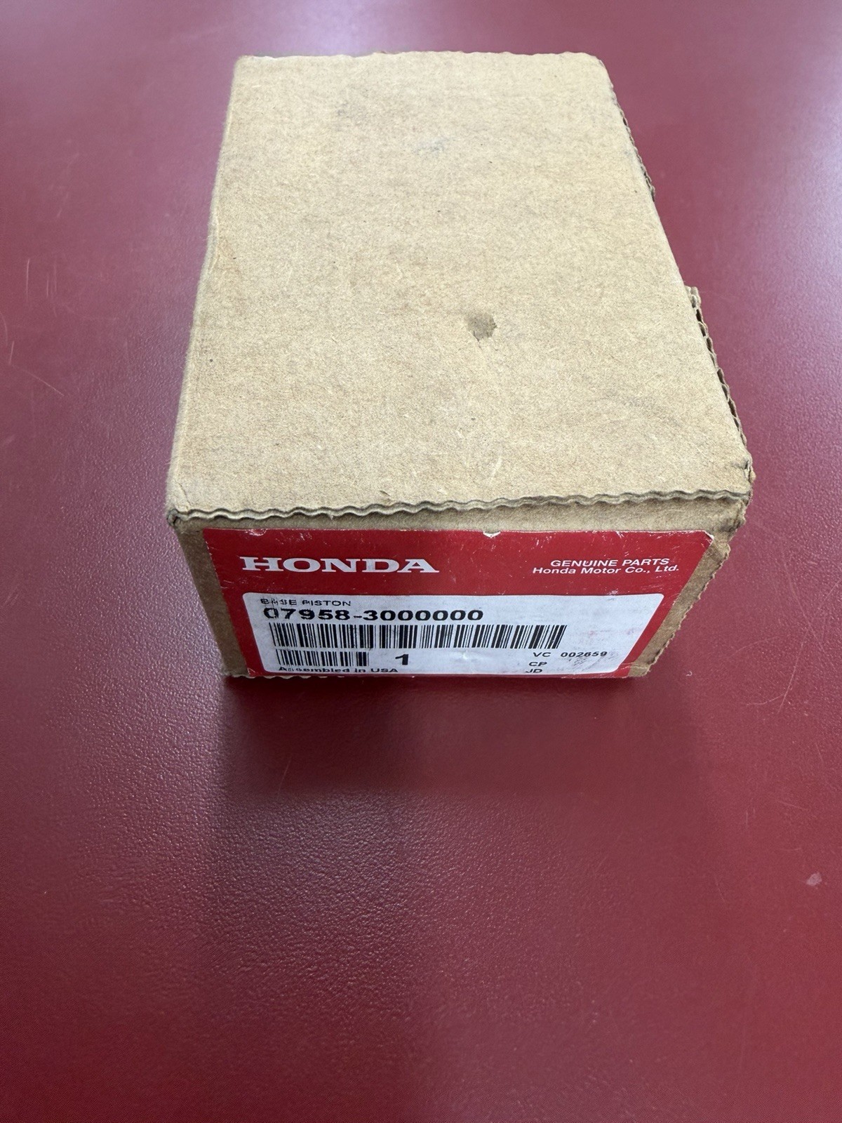 Honda Motor Sports P/N 07958-3000000 Piston Base Specialty Metal Tool Block B456