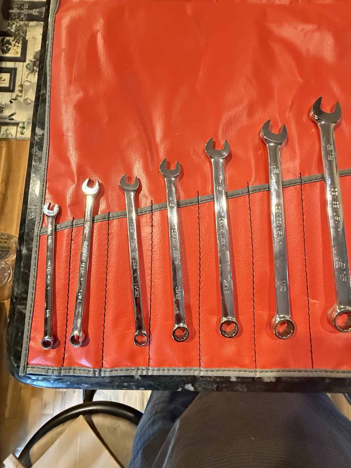 ULGY NOS Snap On 14 Pc OEX SAE Combo Wrench 12 Pt. Set C-141B Date Code 1997 USA