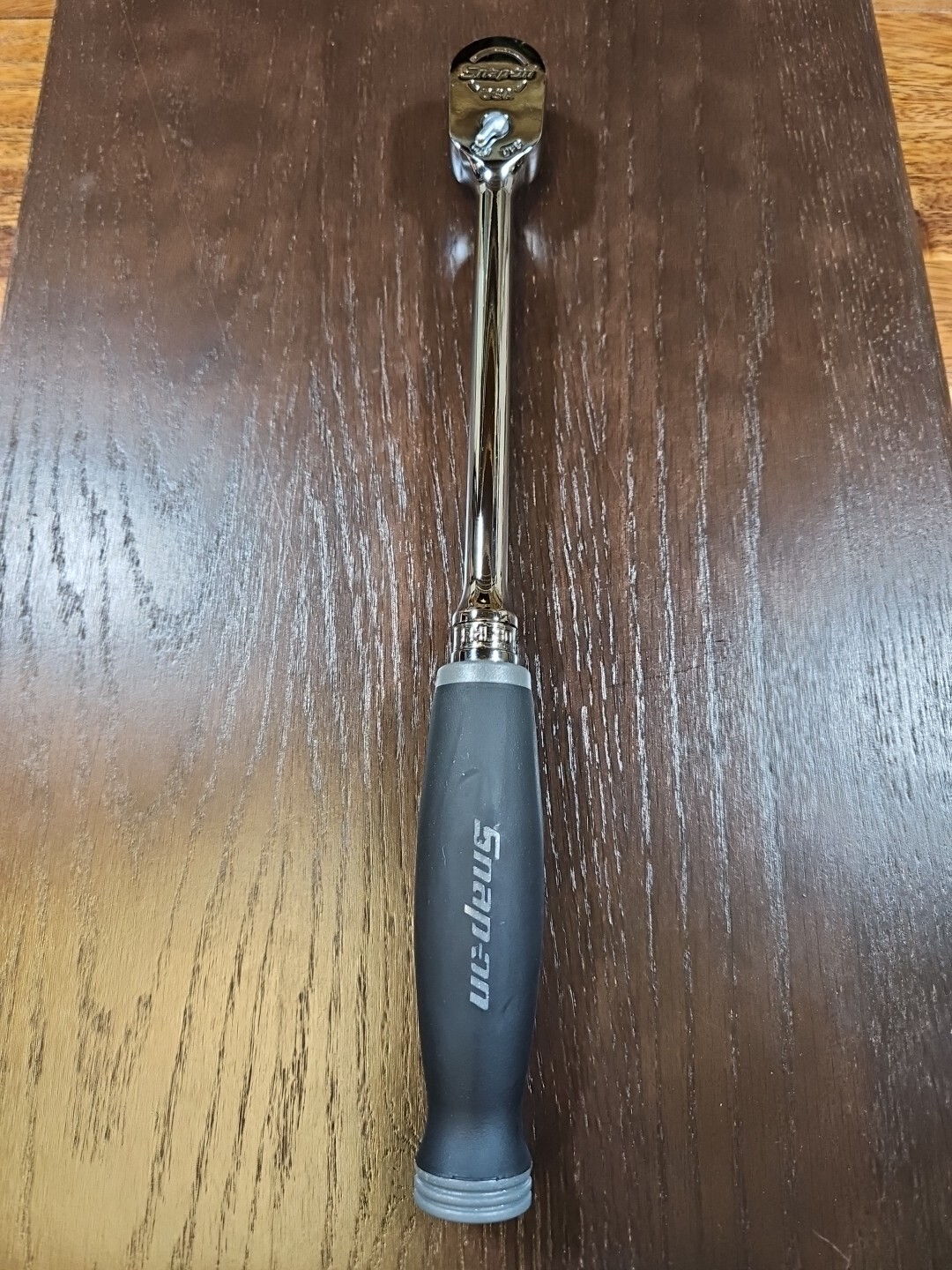 *NEW* Snap On 3/8″ FHL80 DARK TITANIUM Long SOFT Handle Ratchet FREE PRIORITY