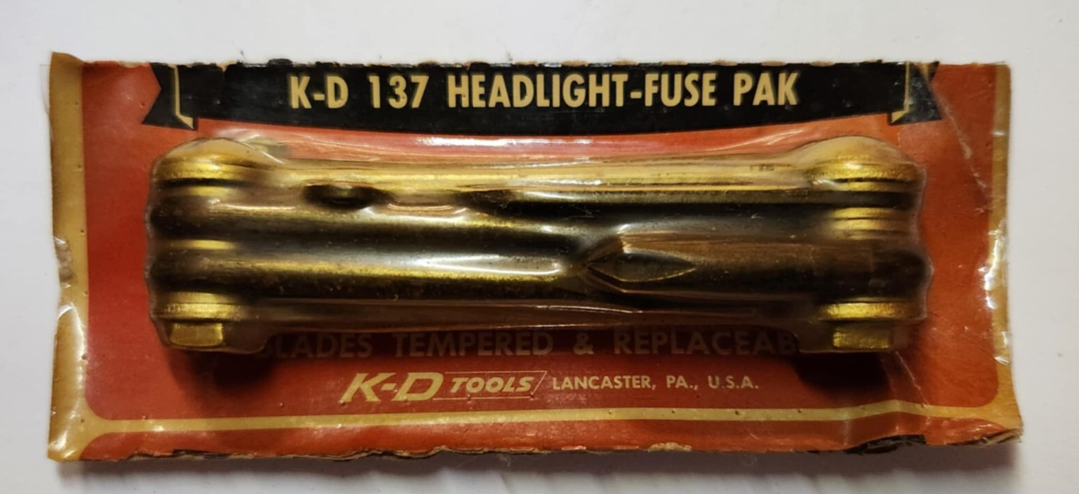 Vintage KD Tools 137 Headlight Fuse Tool Pak