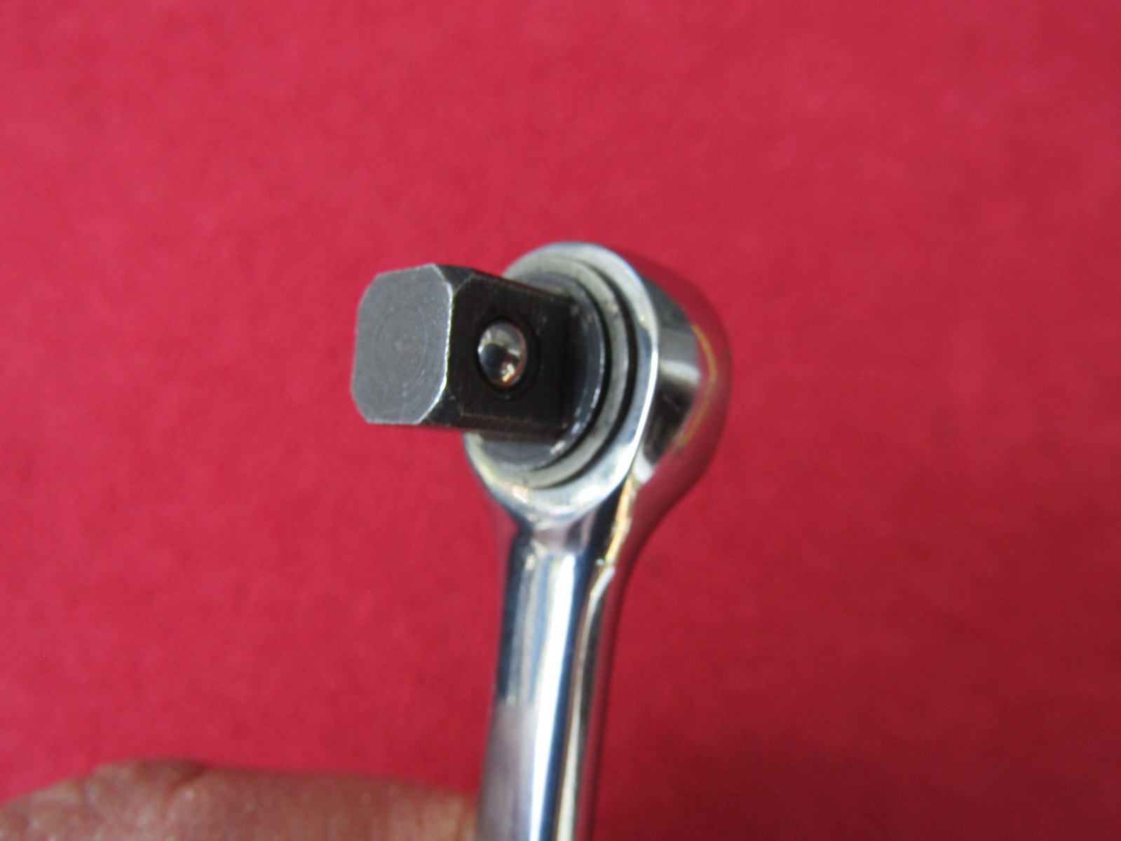 RARE! Matco Tools USA BR5 3/8″ Drive Round Head Chrome Handle 5” Stubby Ratchet