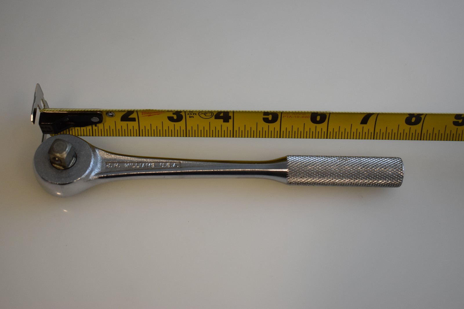 Williams Tools USA B-52 7.5″ Standard Reversible Ratchet 3/8″ Drive Knurled