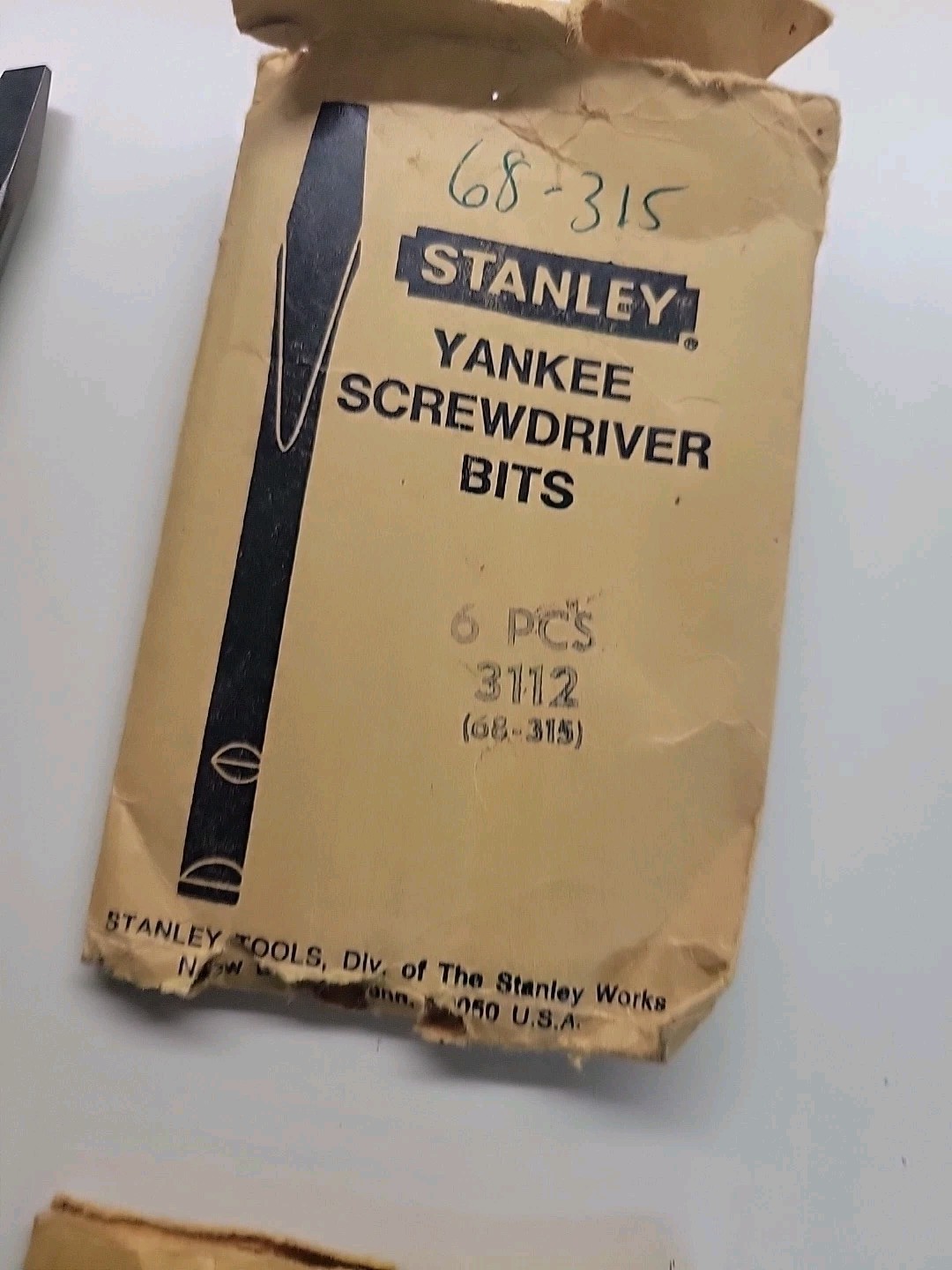 18 Stanley Yankee Flat Tip Bits #1 2 & 3, 3111 3112 3113 31 131 131A 68-131 USA
