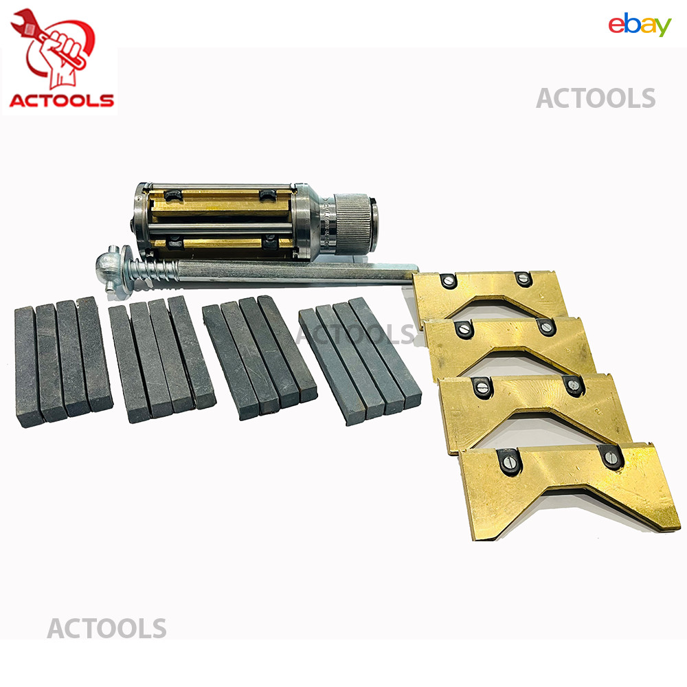 New Cylinder Engine Hone Kit 2 1/2″ to 5 1/2″ Honing Machine + 4 Grit Stones USA