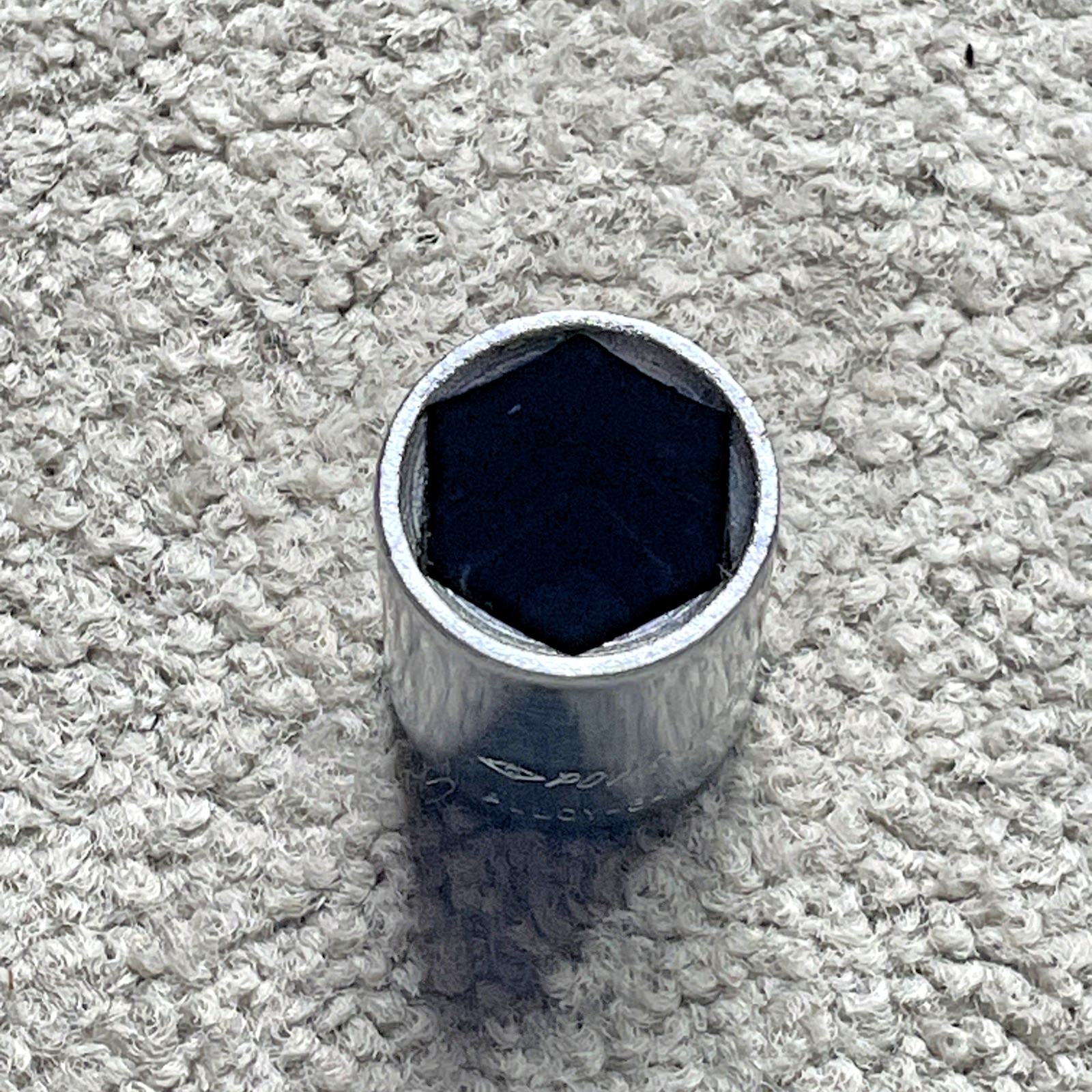 Powr Kraft By Wards USA 84W4838 11/16 In SAE 3/8” Drive 6 Point Socket Vintage