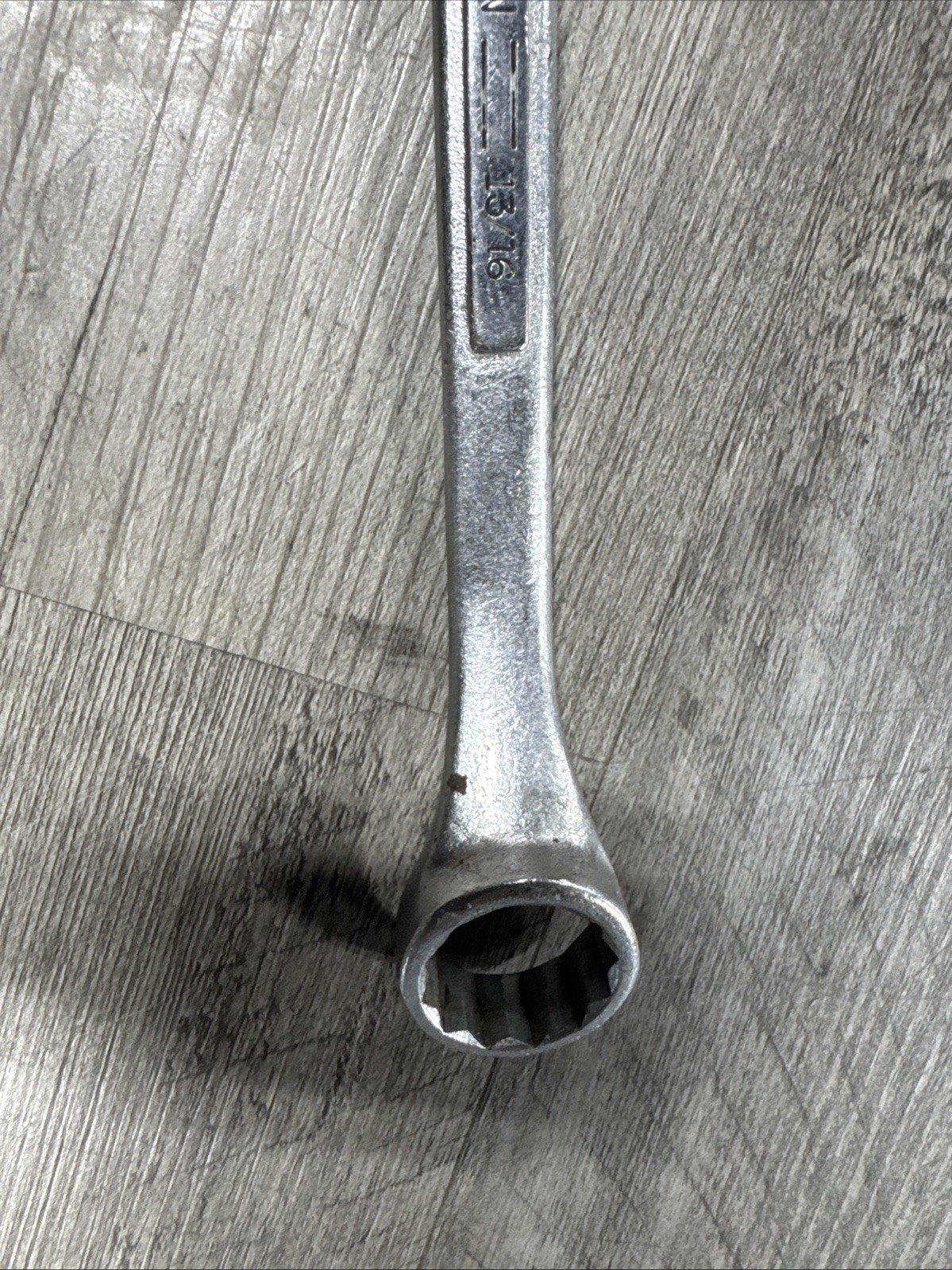 Craftsman Flying =V= 9/16″ x 5/8″ Double Box End Wrench USA Vintage