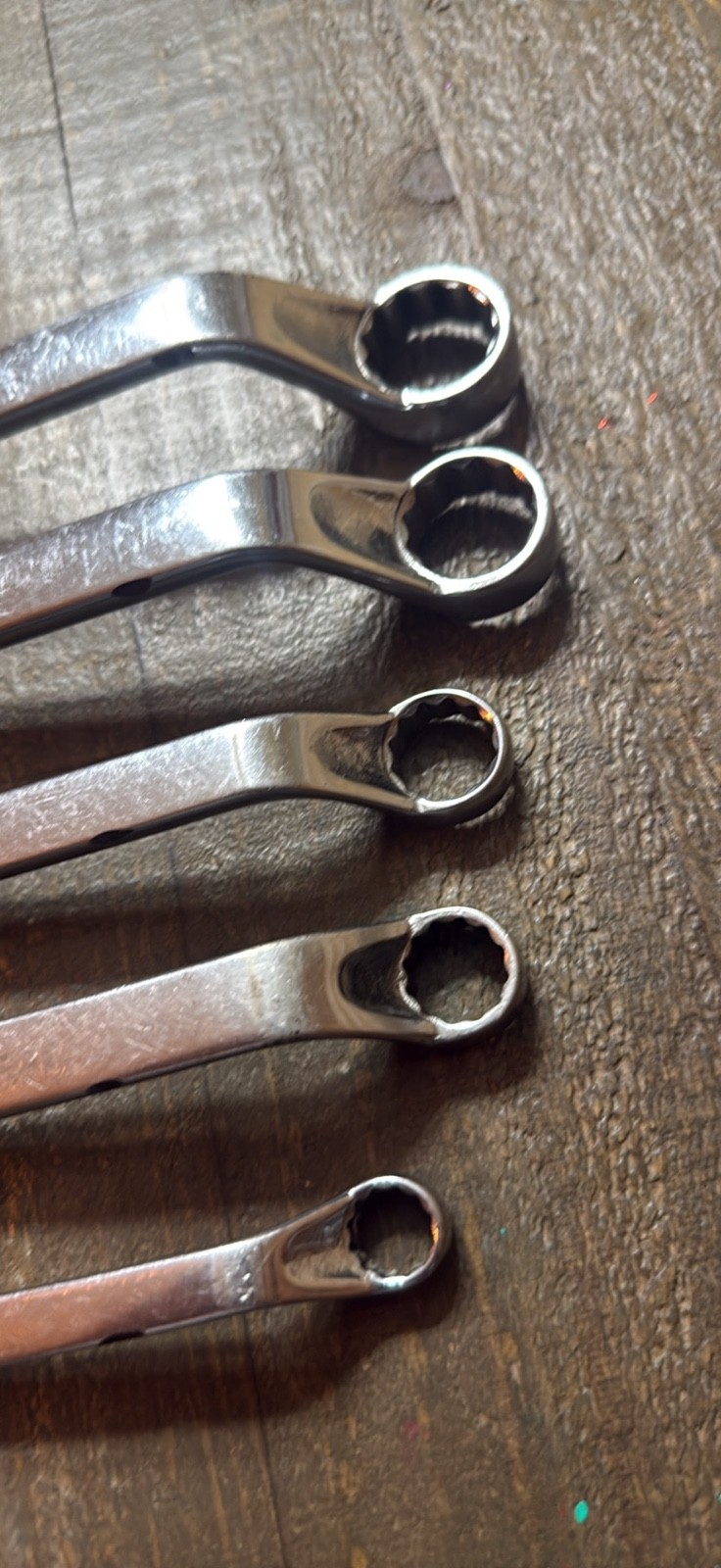 Snap on XO double box off set wrench set no owner markings