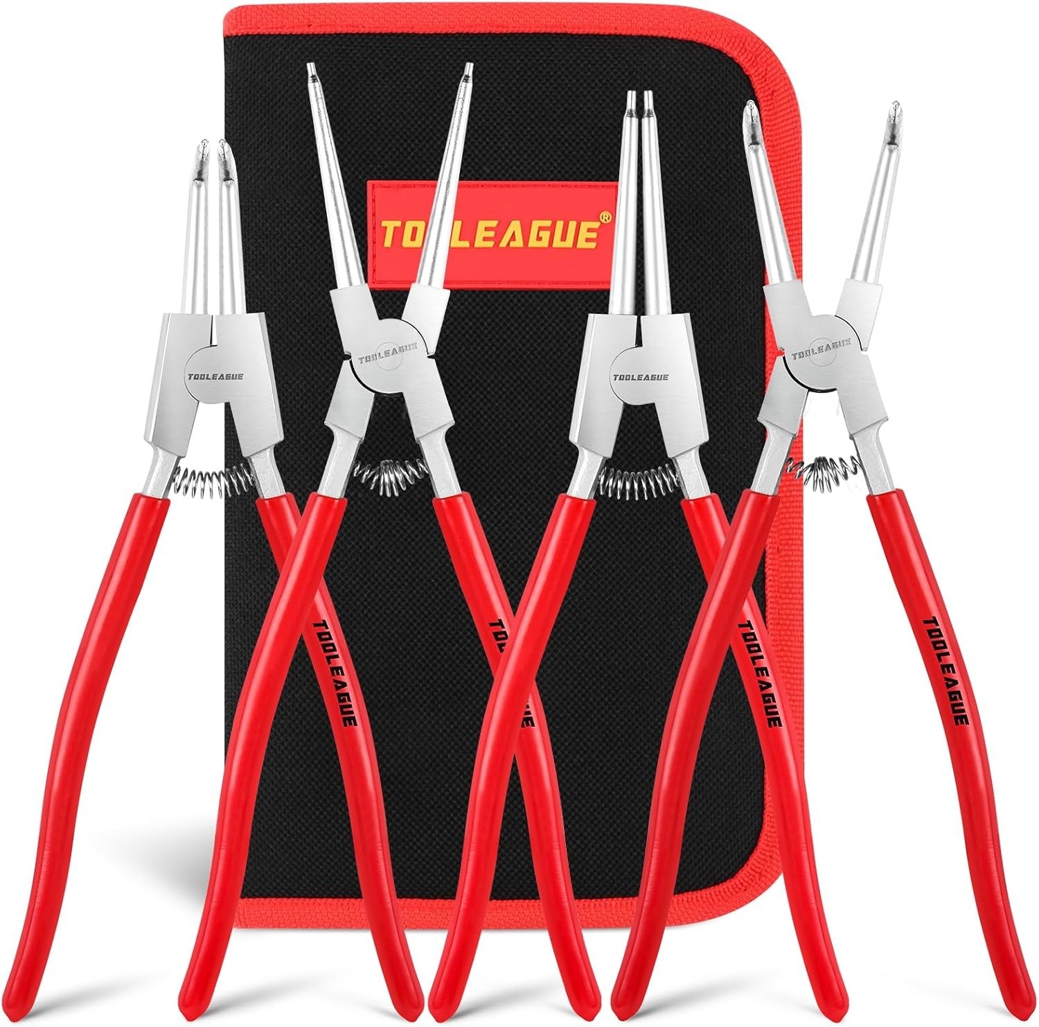 Professional Circlip Pliers Kit, 13″ 4pcs
