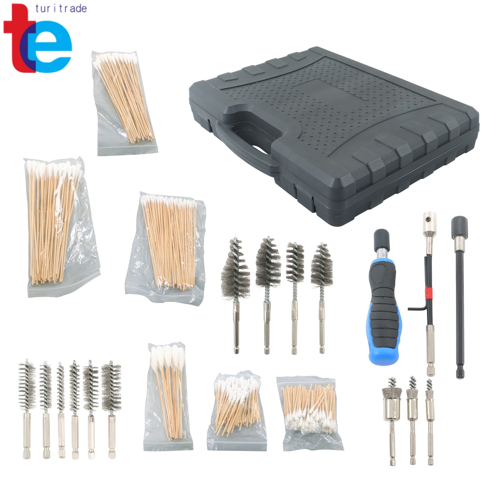 Professional Diesel Injector-Seat Cleaning Kit 8090S Cylinder Heads (17-Pack)