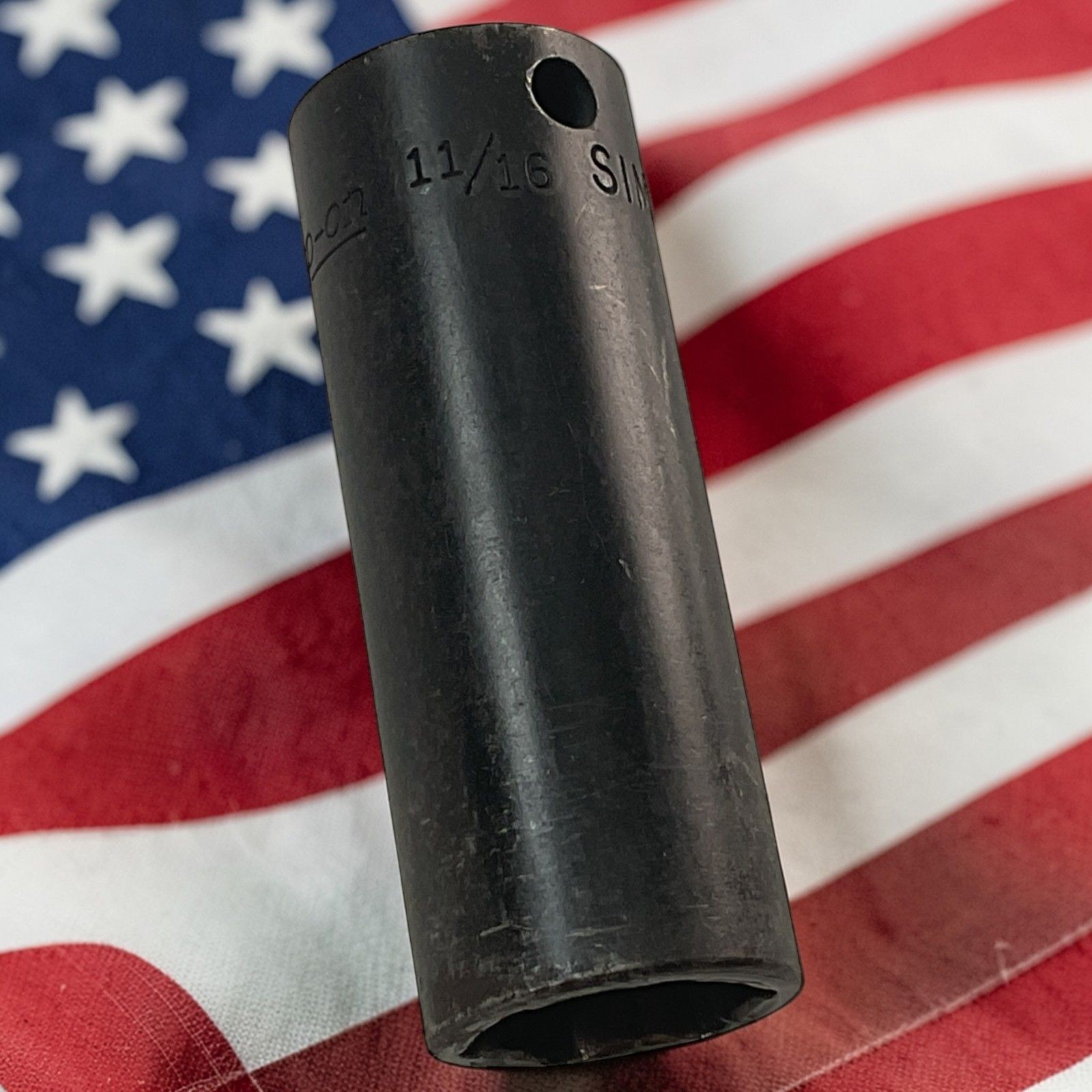Snap-On Deep Impact Socket 11/16″ SIMF220 3/8″ Drive 6 Pt As Pictured Mechanic