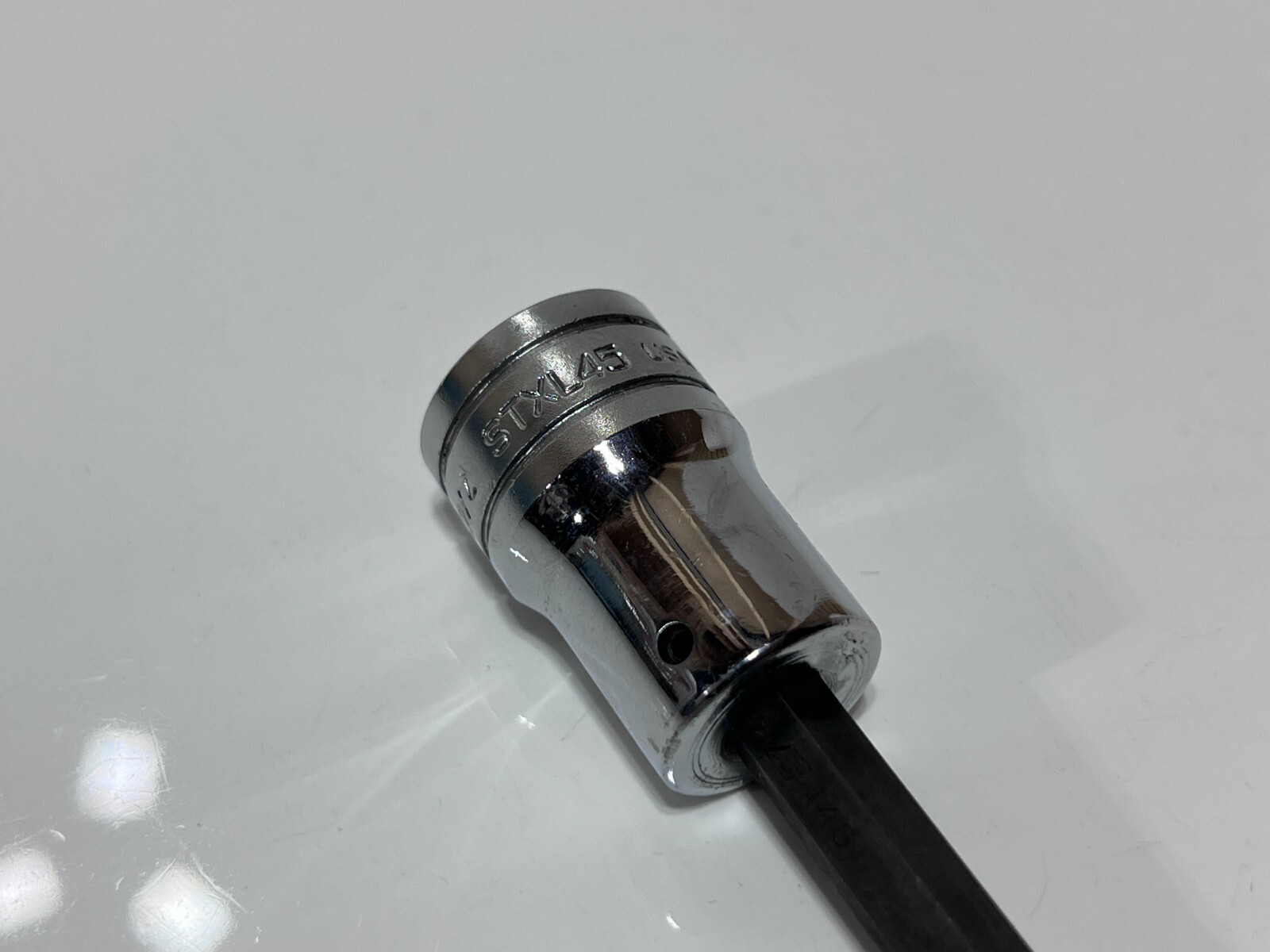 Snap-On Tools USA STXL45 TORX T45 Long Bit Chrome Socket Driver – 1/2″ Drive
