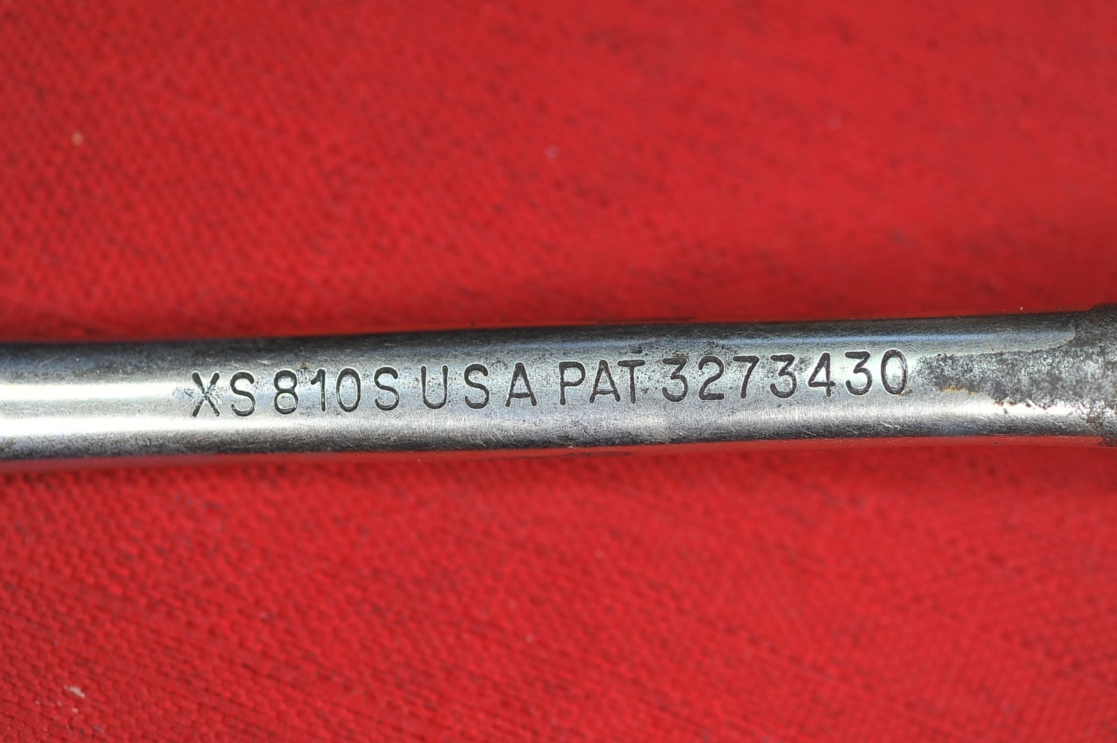Vintage Snap On XS-810-S SAE 1/4×5/16″ Chrome Offset Pre-owned Excellent