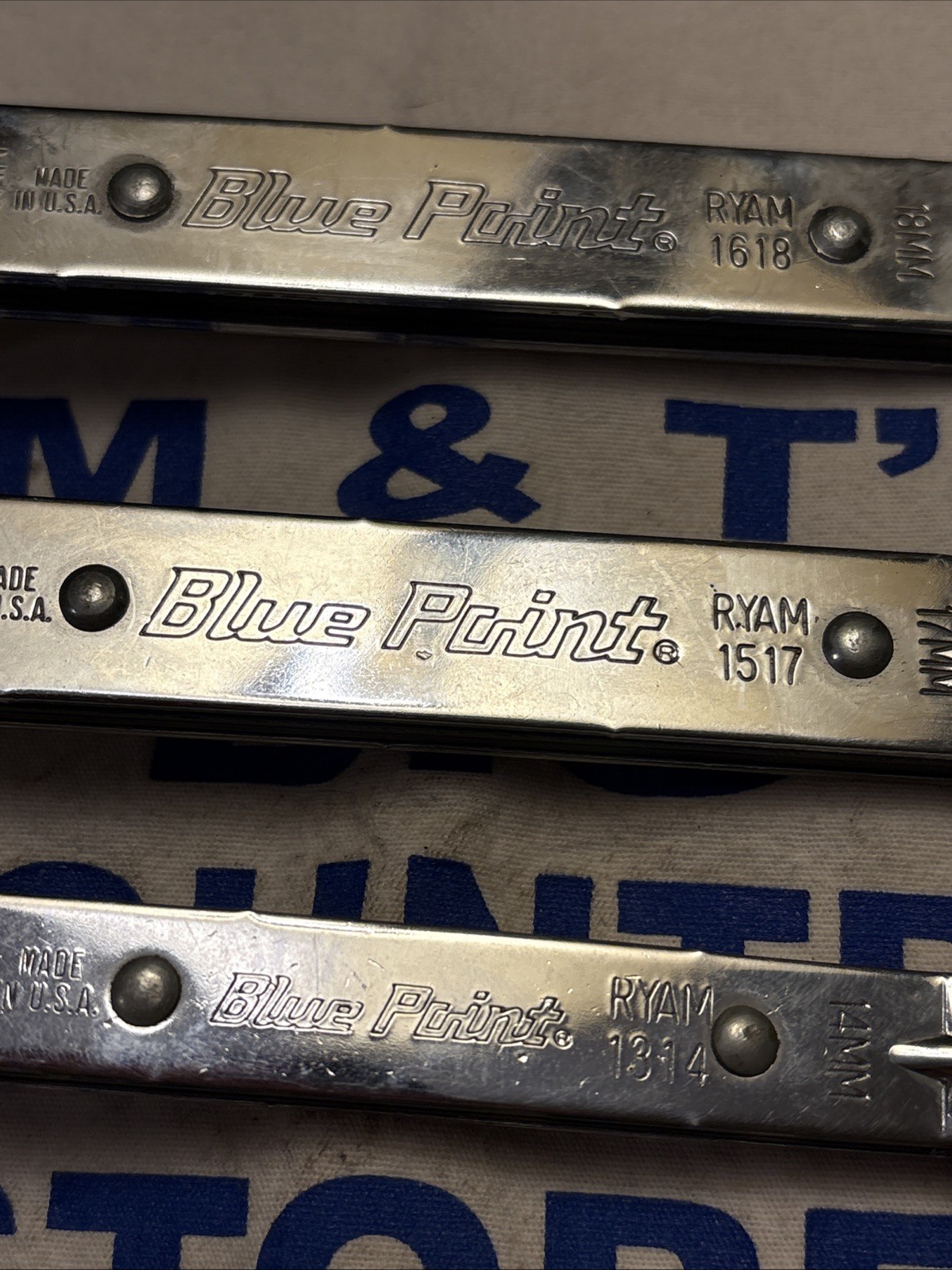 Blue-Point 5pc 12pt Metric 25° Offset Ratcheting Box Wrench Set RBYAM605