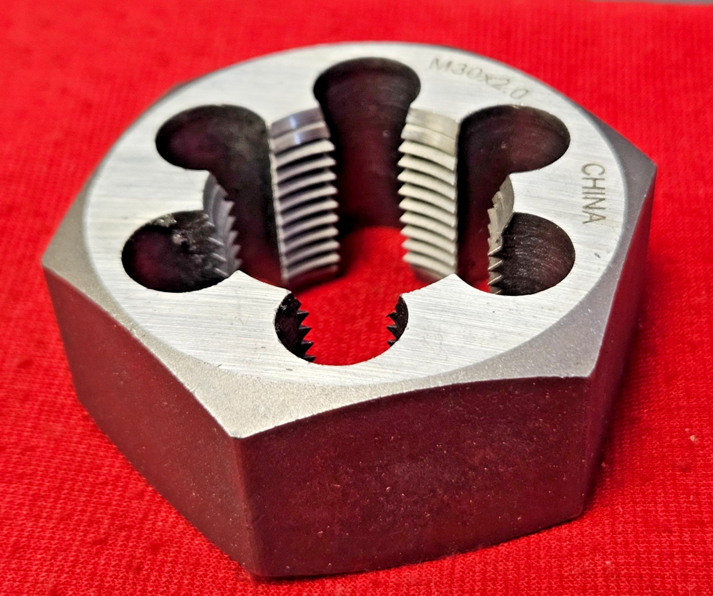 M30 X 2.0 30MM Metric 2.1″ Hex Die Alfa MHD70783 Carbon Steel Rethread
