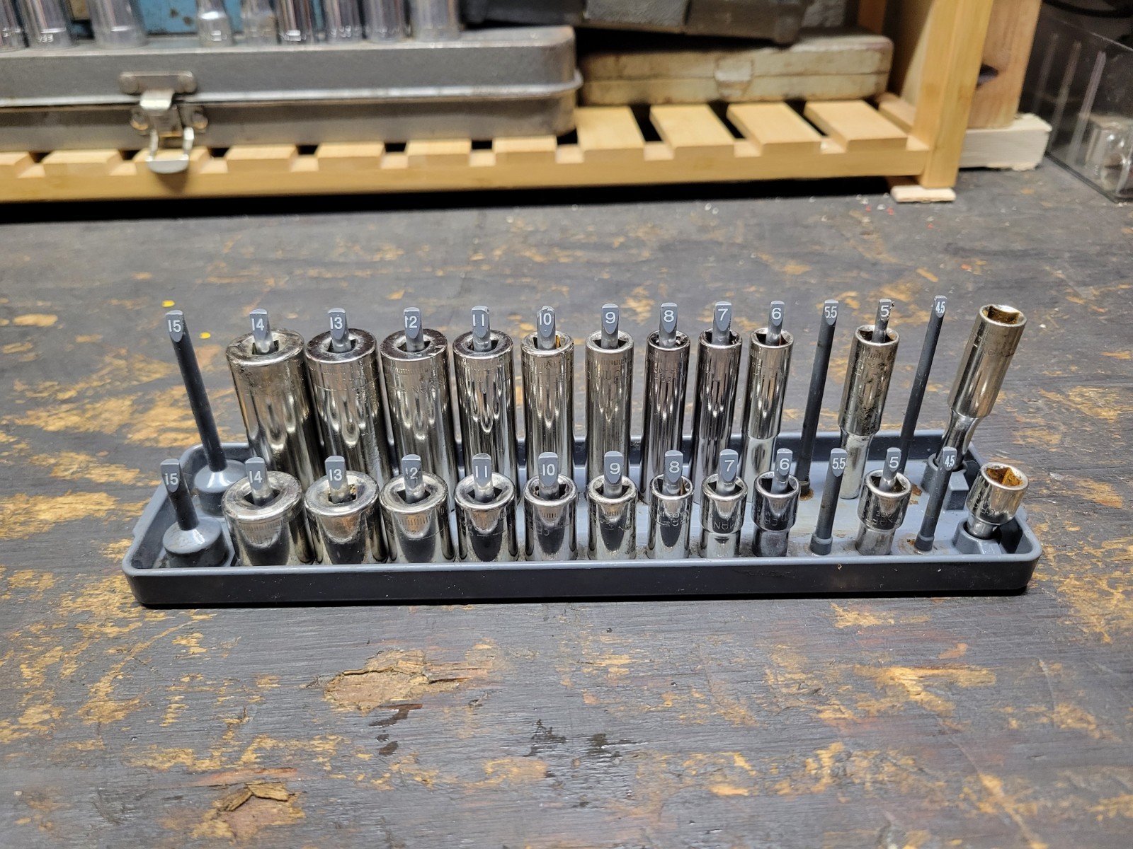 Craftsman G Series Made In USA Metric 1/4 Dr. 4mm -14mm 6pt Deep And Shallow
