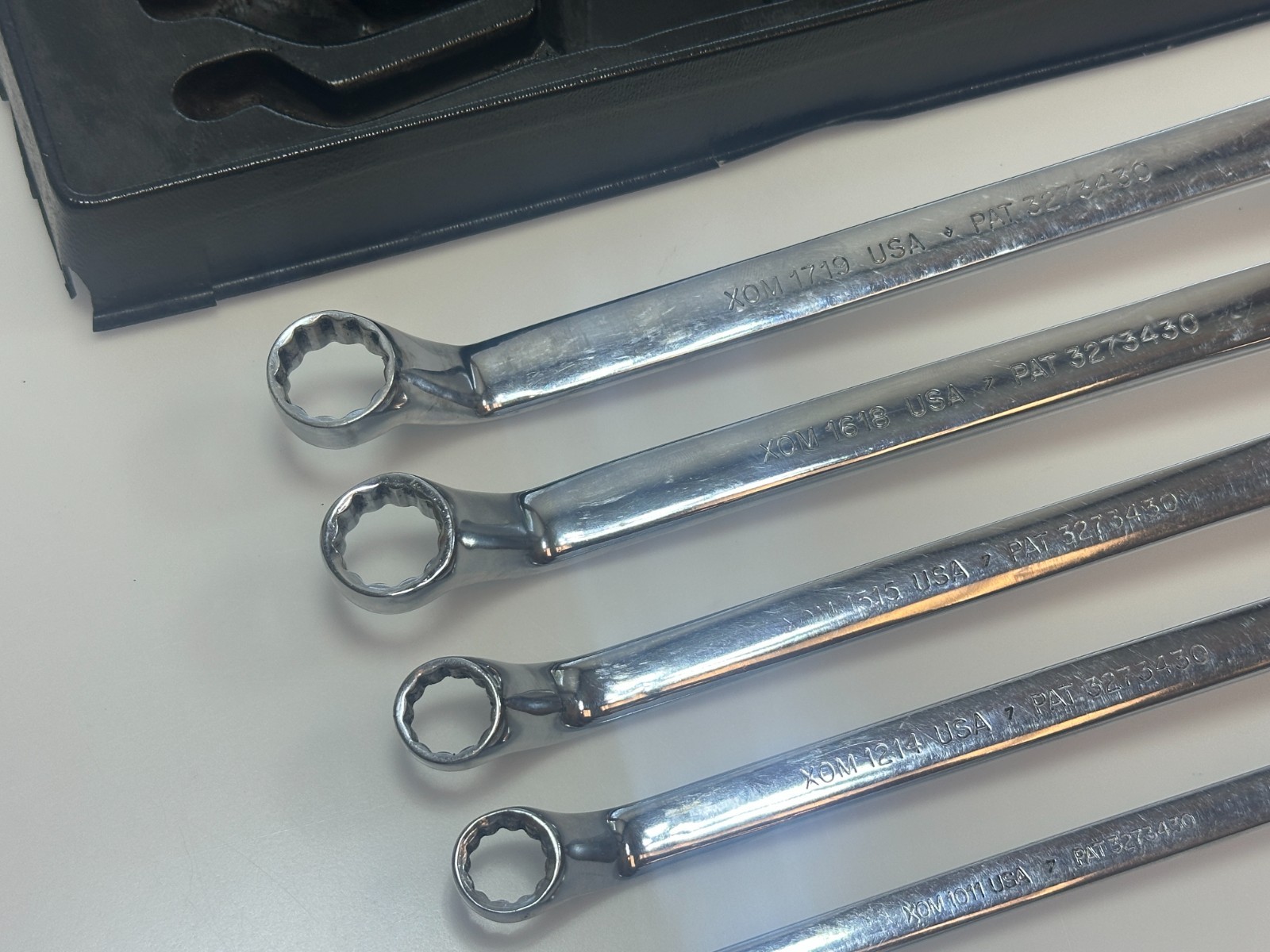 🇺🇸 Snap-on Tools 5pc Metric 60° Deep Offset Double Box End Wrench Set, XOM605