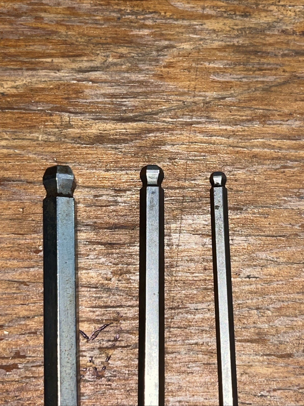 Snap-on FABL 3 Piece Long Ball Hex Allen Socket Driver Set 5/32, 7/32, 5/16