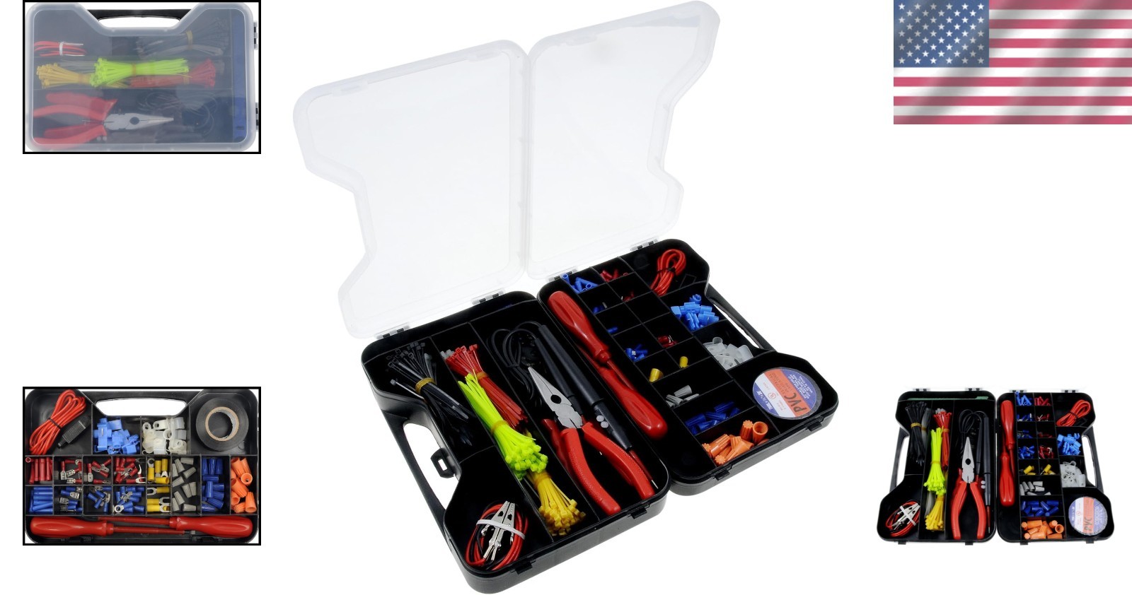 Efficient 399-Piece Automotive Electrical Repair Kit – Lightweight & Portable