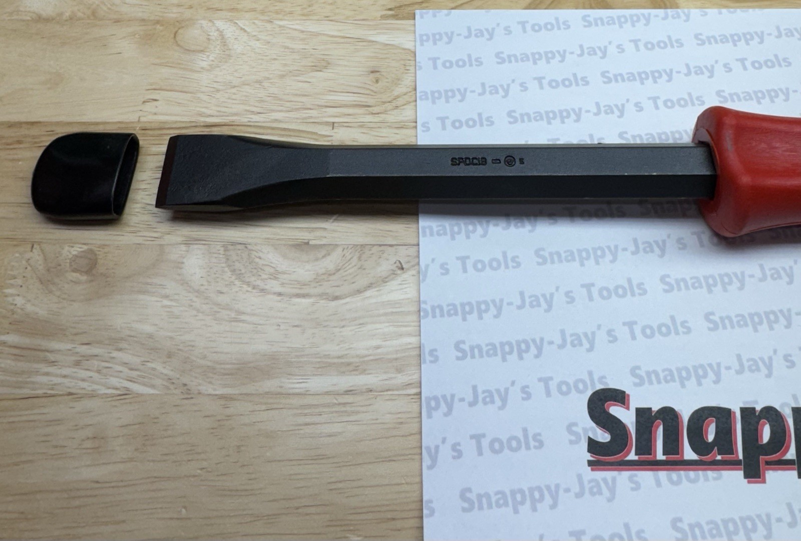 Snap-on Tools USA NEW RED 18″ Length Steel Striking Demolition Chisel SPDC18R