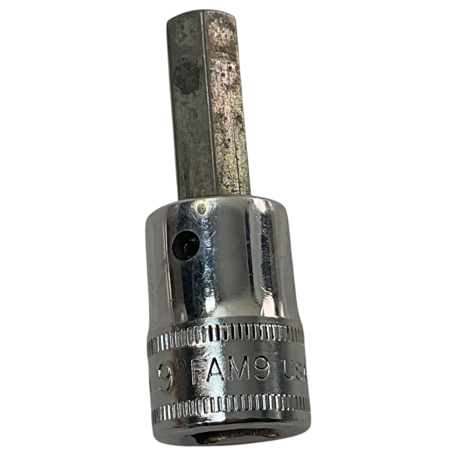Snap-on Hex Bit Socket 8mm 6 Point 3/8″ Drive FAM8A Sold As Pictured Mechanic