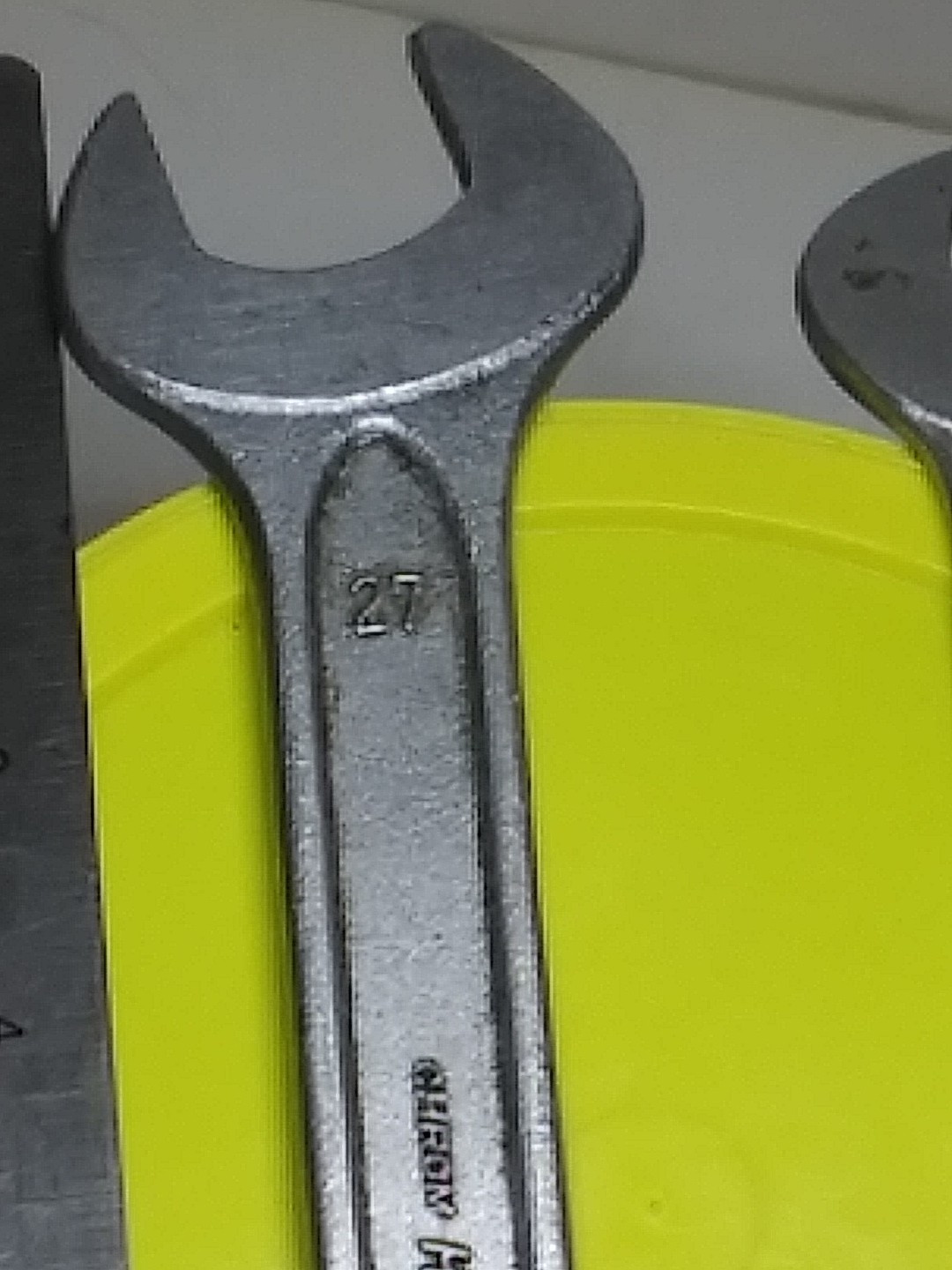 Hazet German slim open End wrench Heated&Slite bent Pr For fitment 24&27mm Used