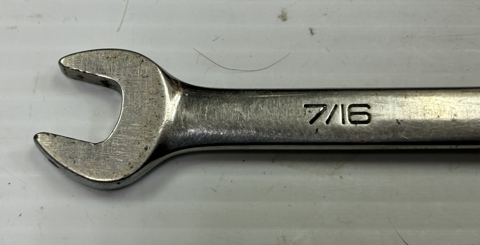 (MA6) Snap On 7/16″ 6pt SAE Combination Wrench OSH14B