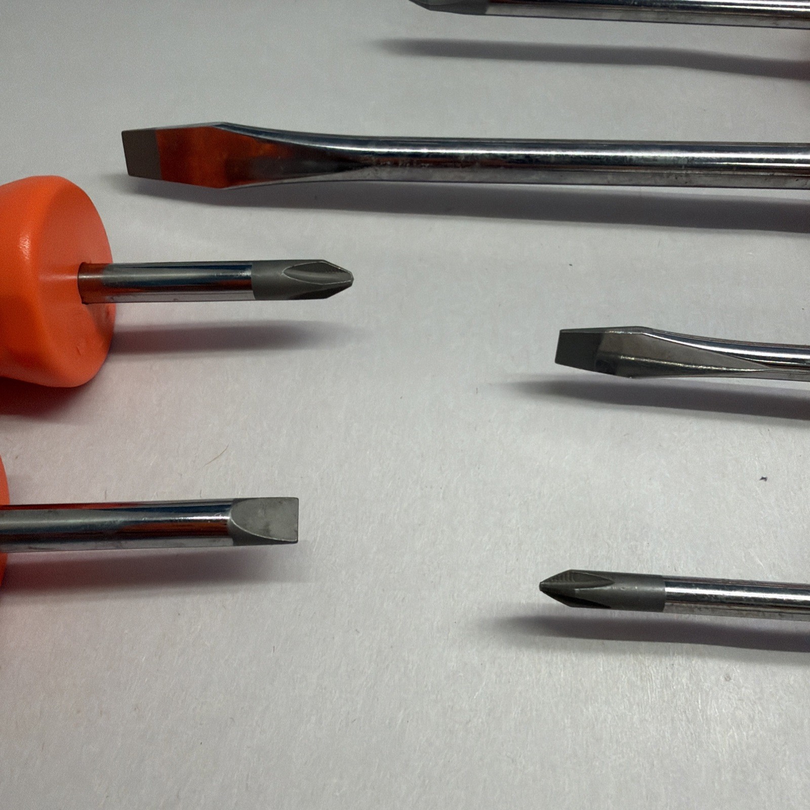 Snap On 9 Piece Screwdriver Set Red Soft Grip