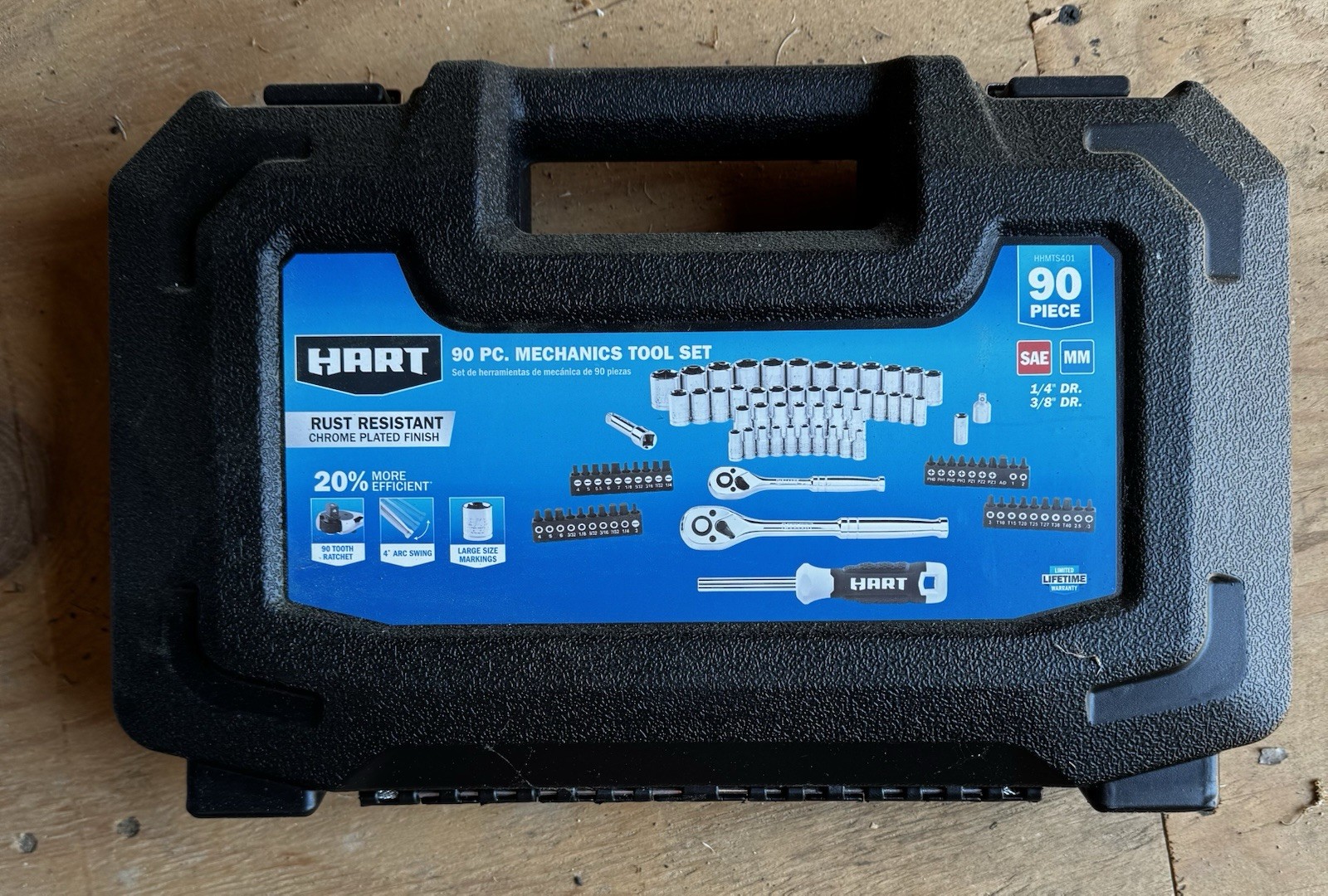 Hart 90 Piece Mechanics Tool Set