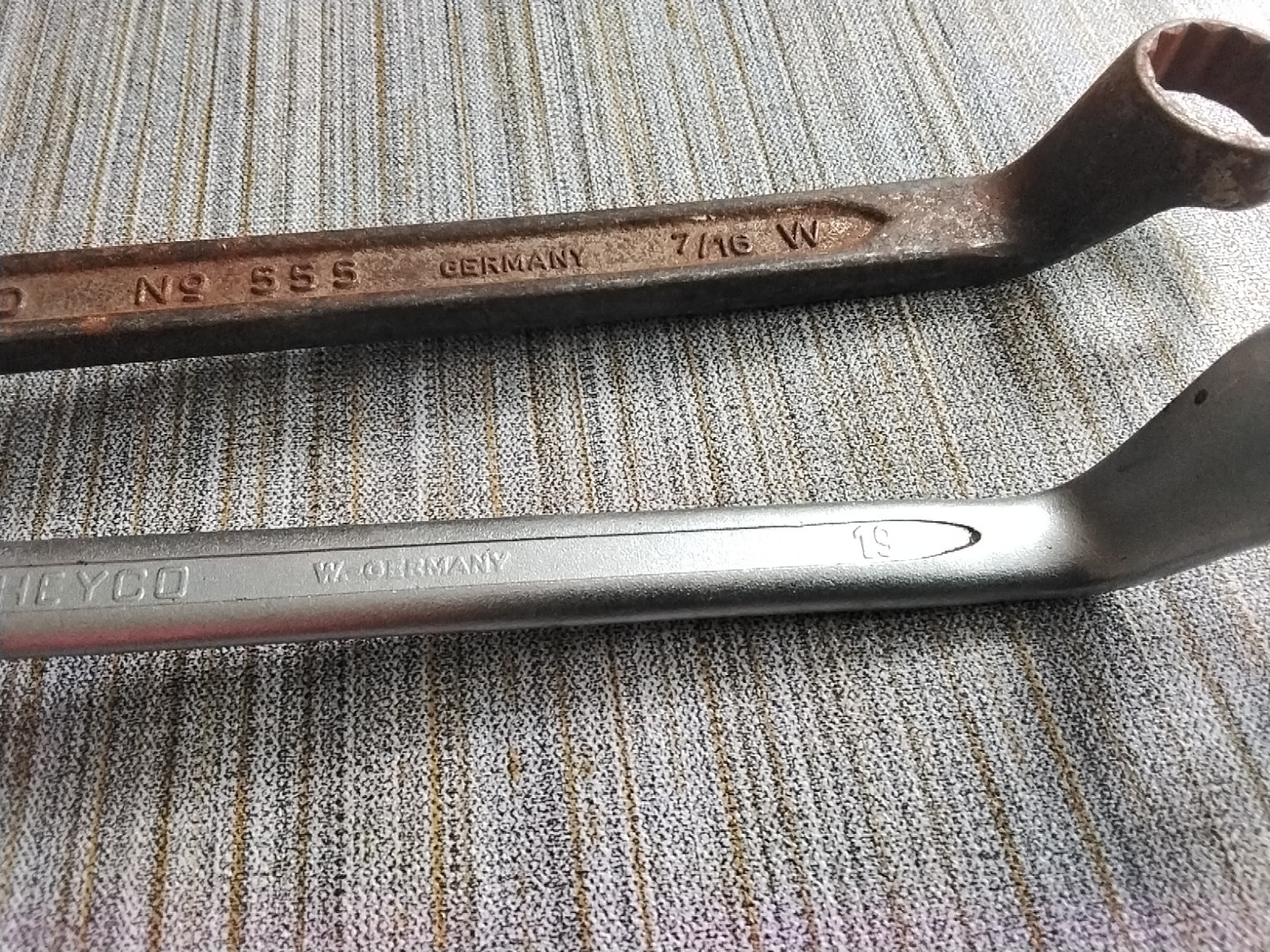 Heyco Ring Spanners No 475 And No 555 Sizes In Description