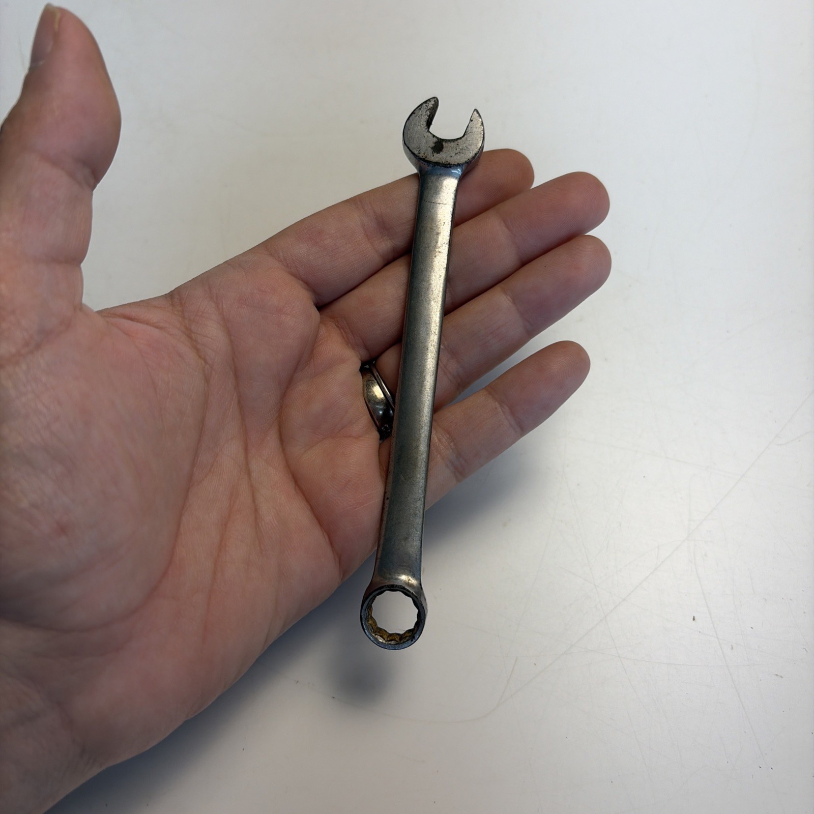 Vintage Blue Point OEX 120 3/8 Combination Wrench Open Box End USA