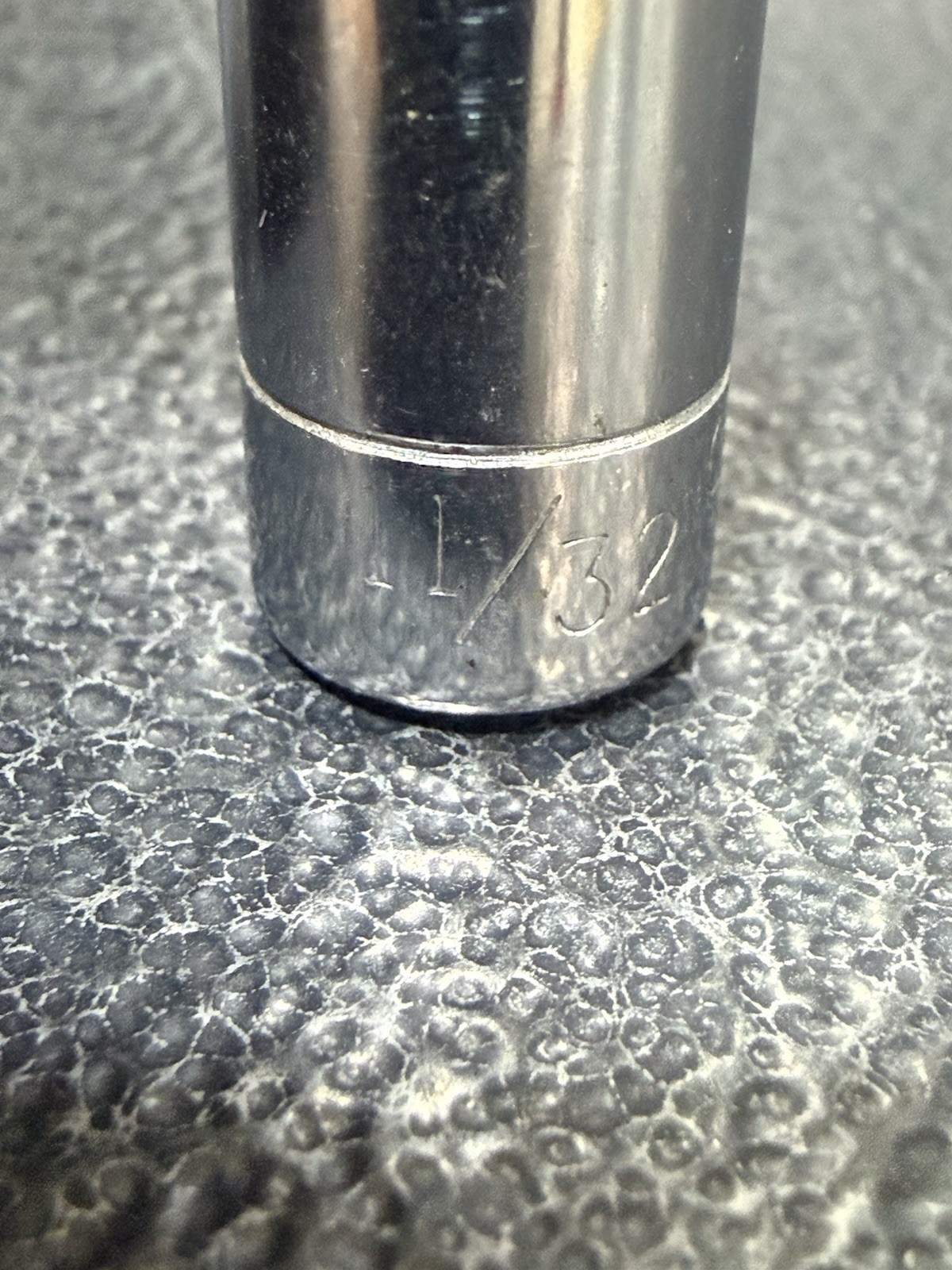 Vtg 11/32″ Craftsman VV-Series Part 43496 1/4″ Drive 6-Point Socket USA Made