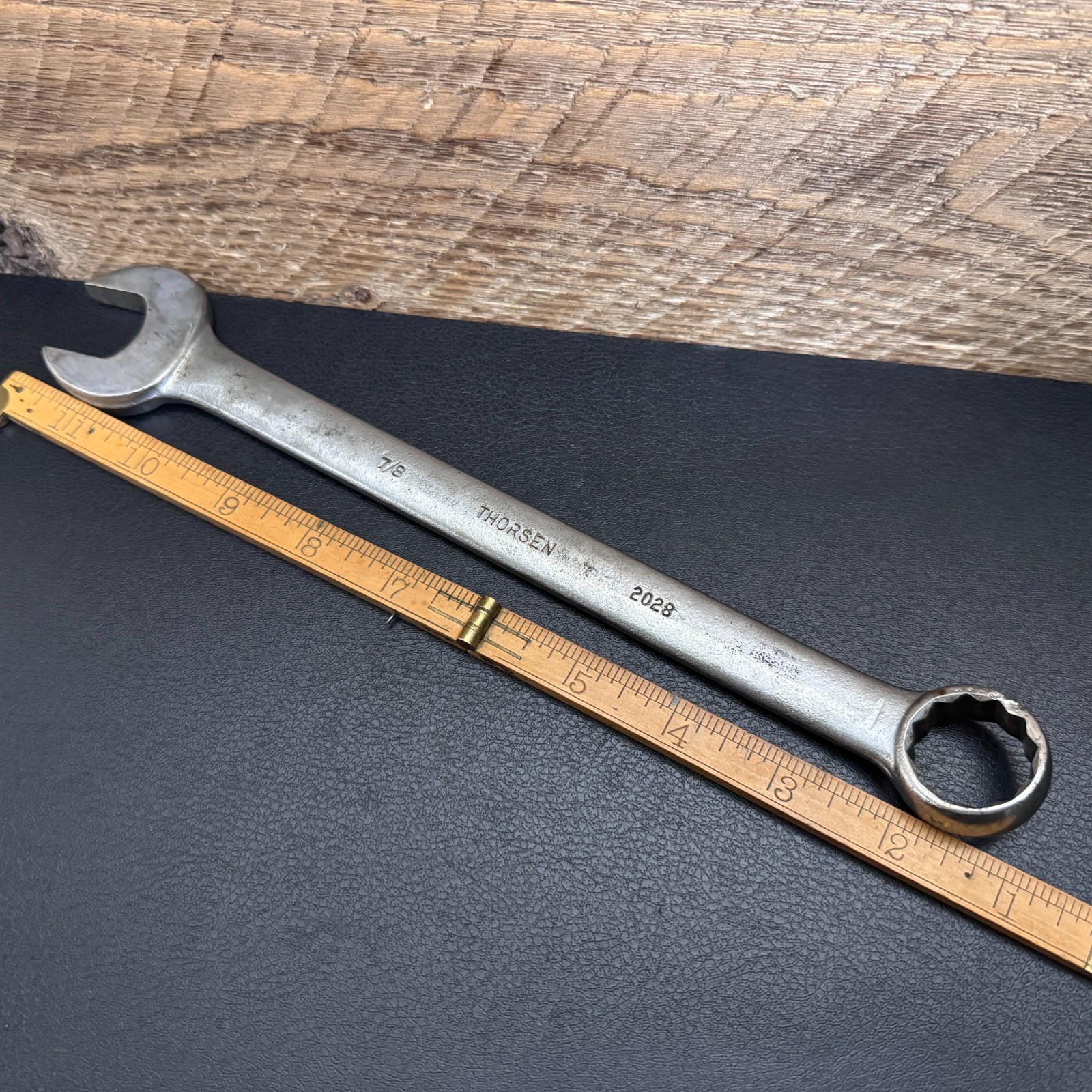 Vintage Thorsen 2028 Combination Wrench 7/8″ 12 Point 11″ Long — Made in USA