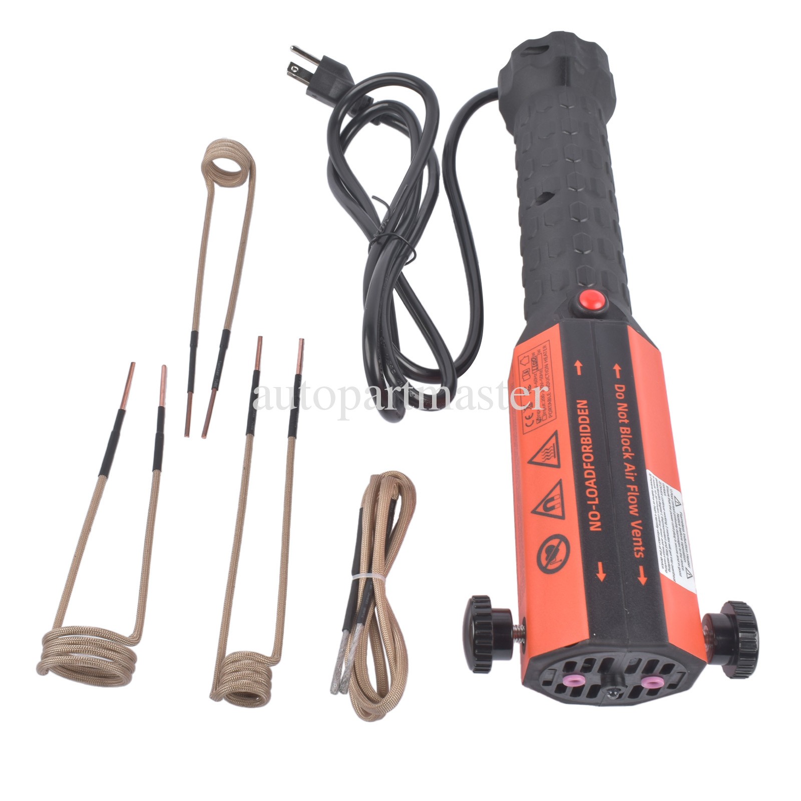 1100W 110V Magnetic Induction Bolt Heater with 4 Coil for Rusty Screw Removing