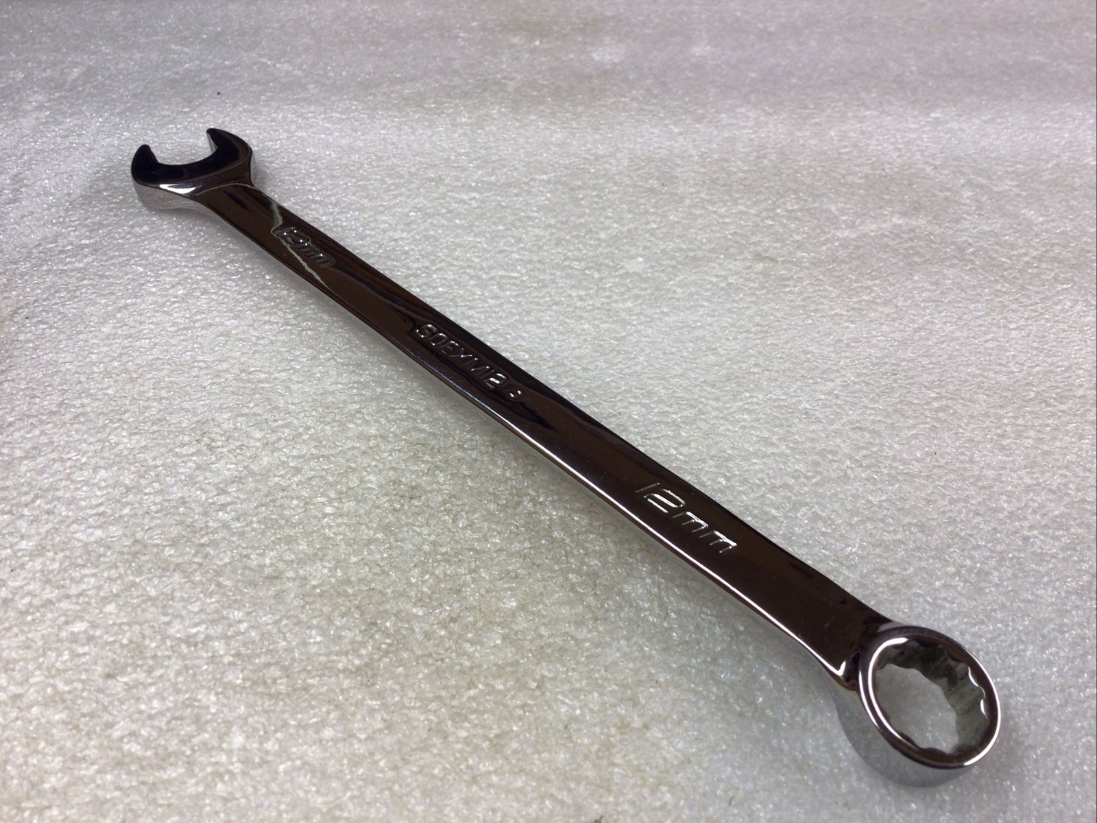 Snap On-#SOEXM12 – Metric, 12mm, Chrome 12 Pt. Flank Dr. Plus, Combo Wrench-NOS-