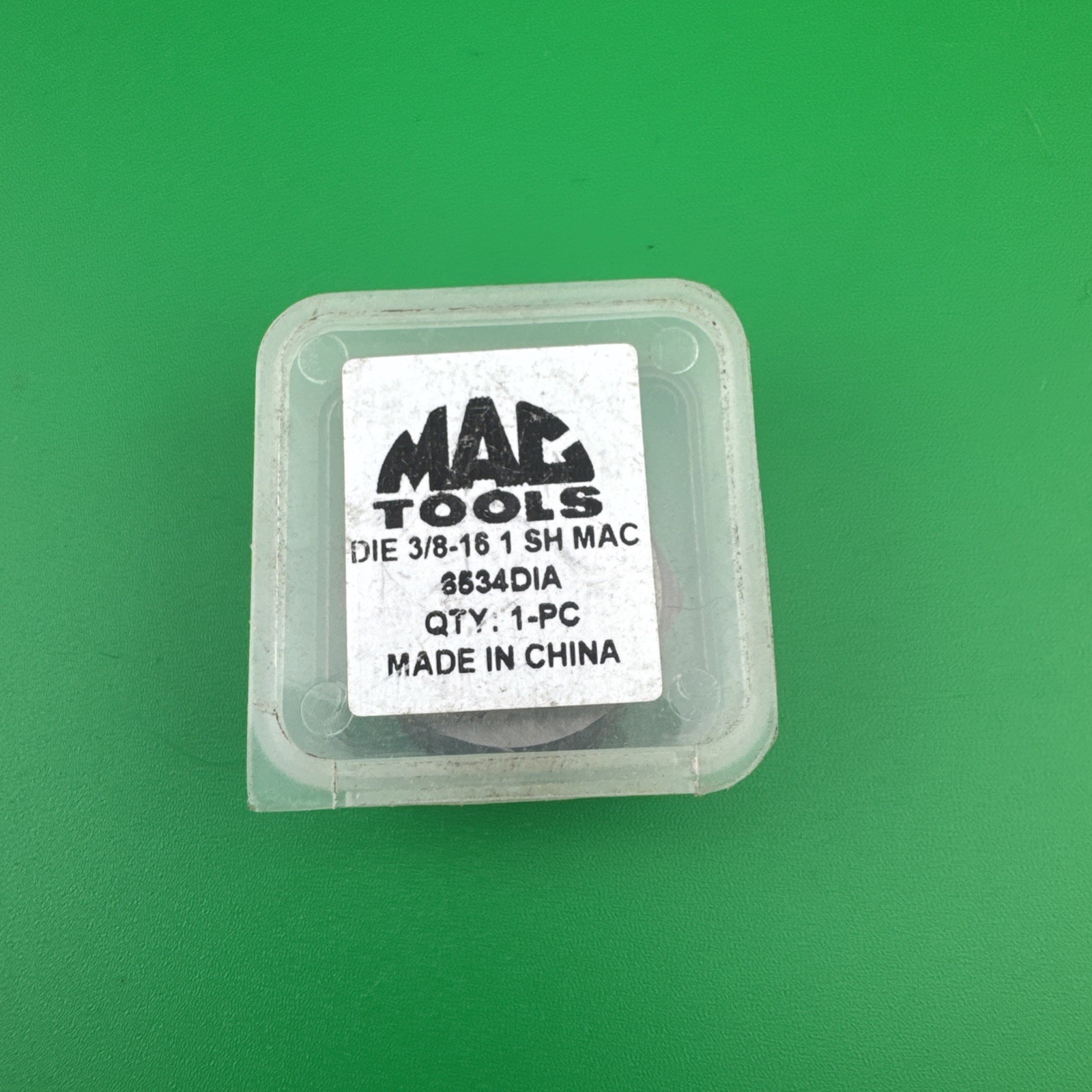 Mac Tools 6534DIA SAE Hexagonal Die 3/8″-16 NC – 1″ Shank