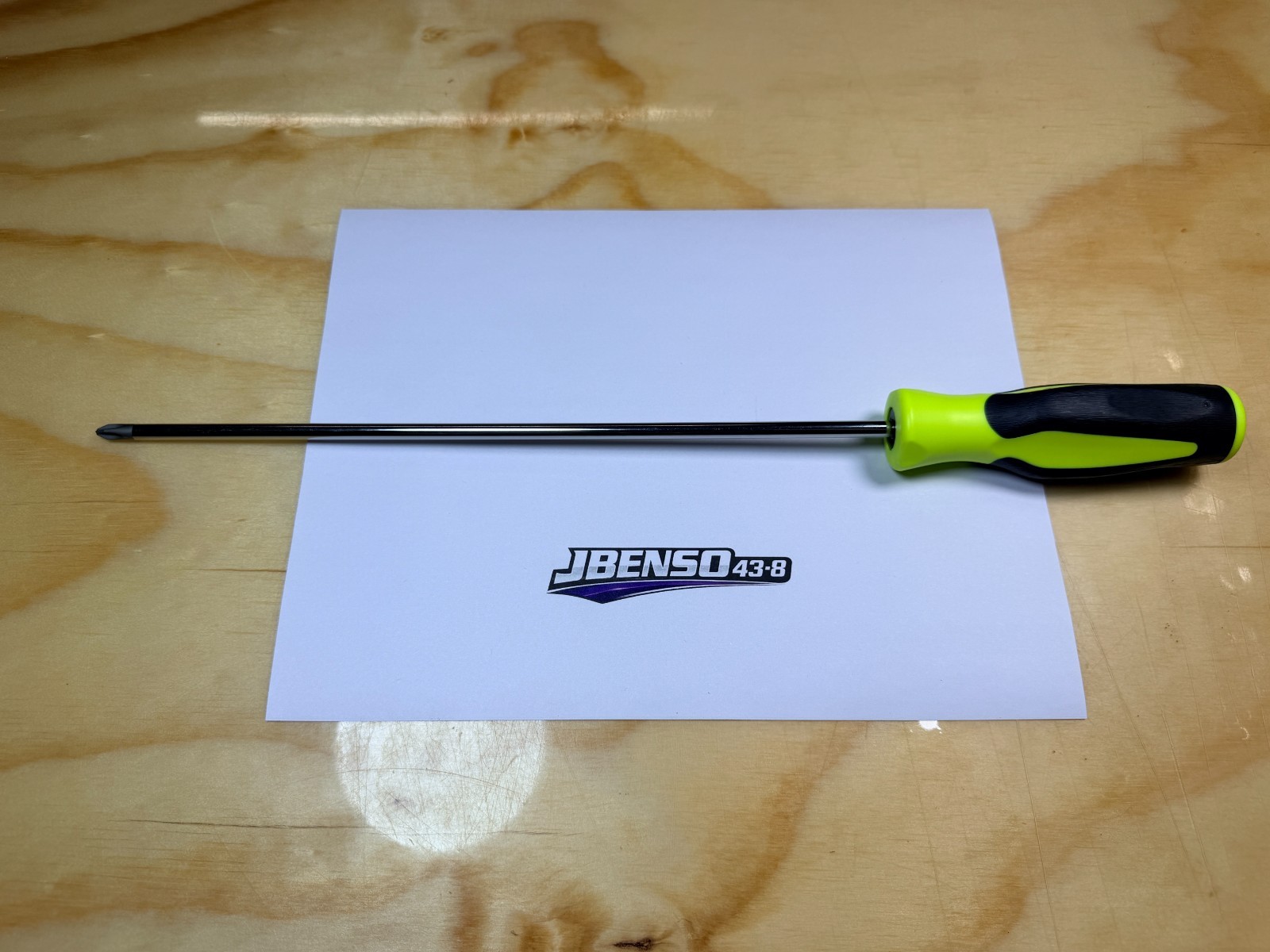 Snap-on Tools HI-VIZ #2 Phillips Soft Grip Cabinet Tip Screwdriver SGDP122BHV