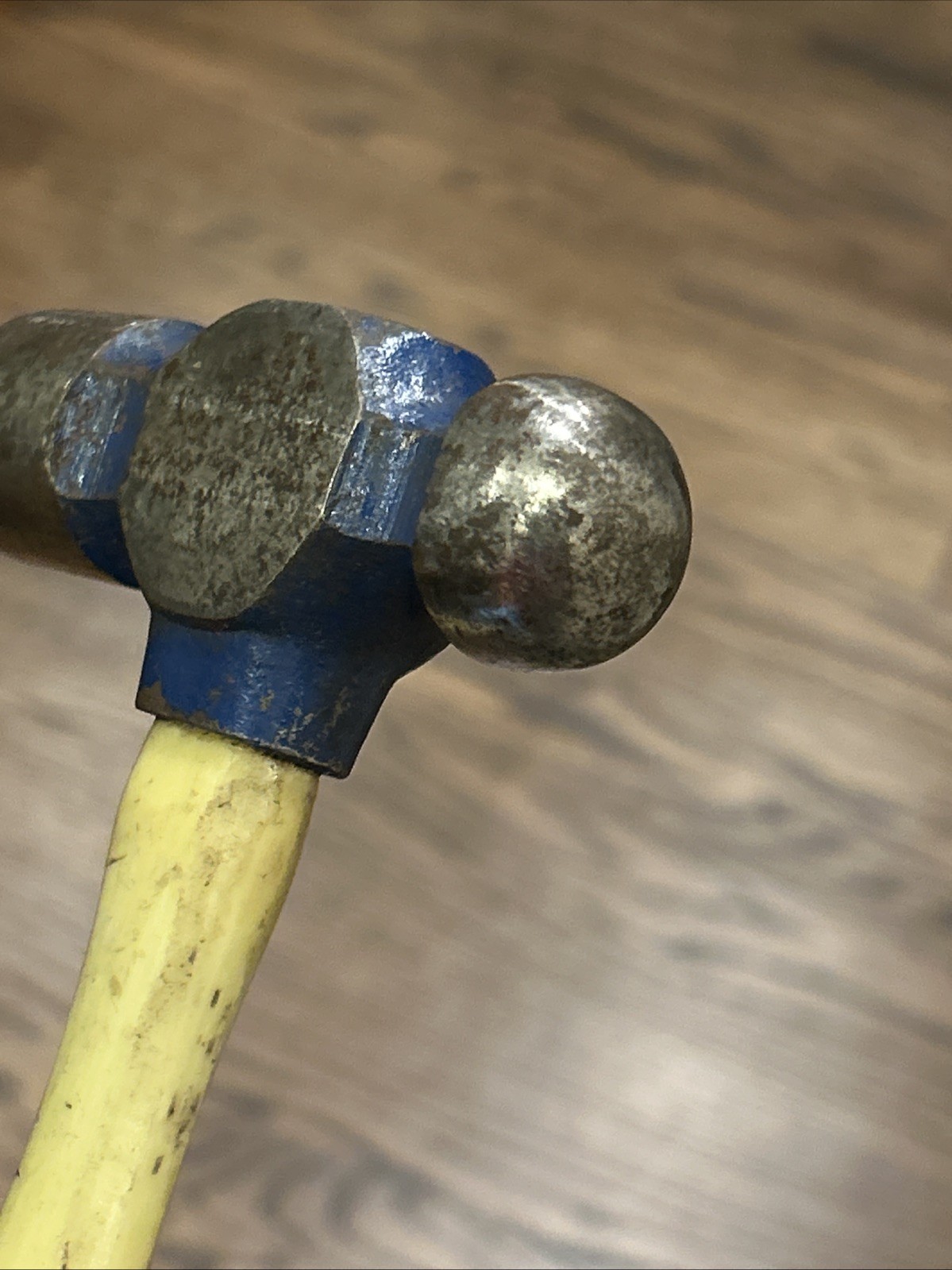 VAUGHAN Ball Pein Hammer, 16 oz, Fiberglass handle, American high carbon steel