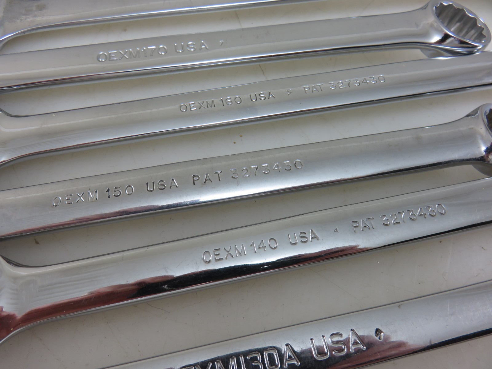 Snap-On METRIC OEXM Series Combination Wrench 11pc Set 10mm-19mm + 22mm