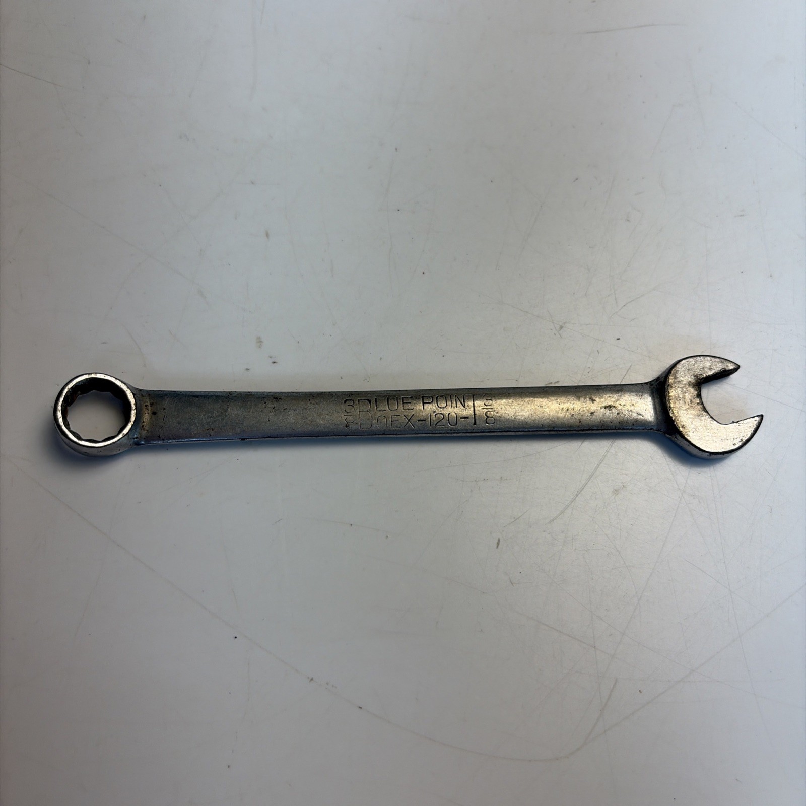 Vintage Blue Point OEX 120 3/8 Combination Wrench Open Box End USA