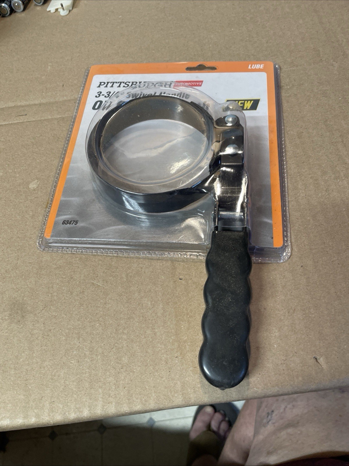 Pittsburgh Automotive 3-3/4” Swivel Handle Oil Filter Wrench NEW Sealed