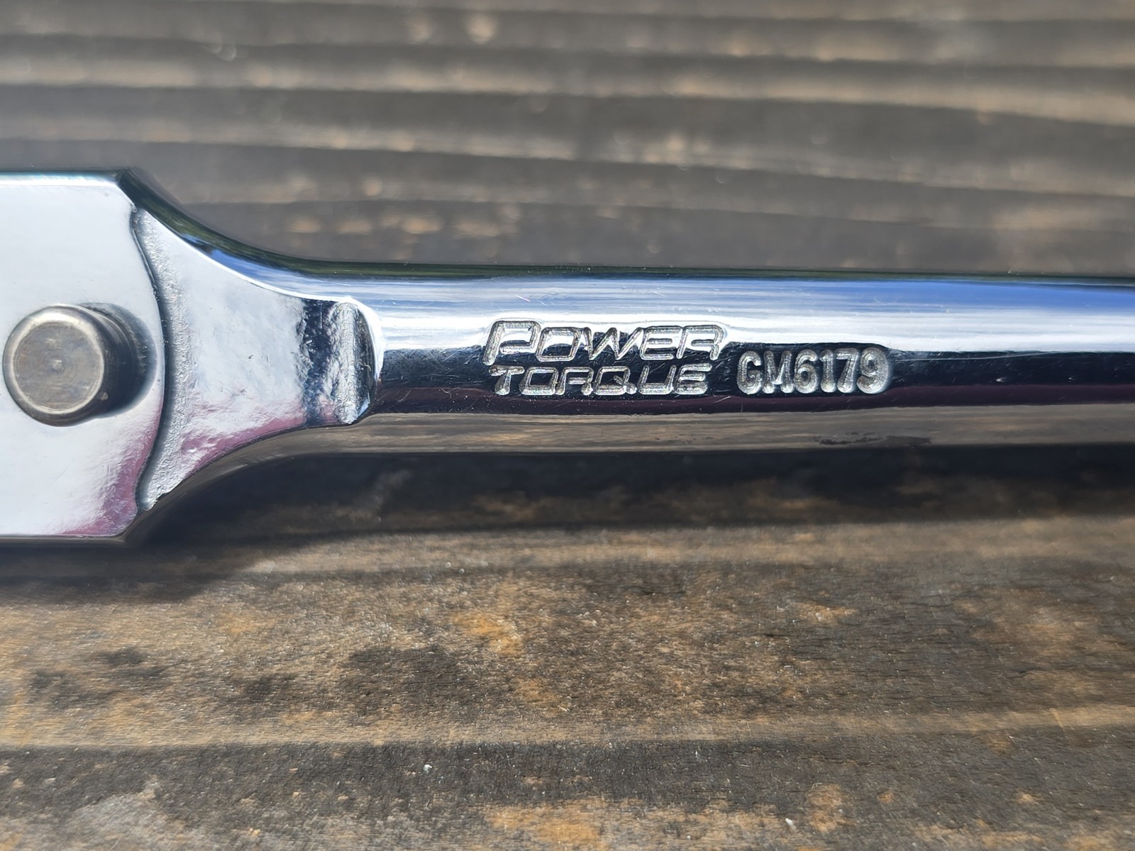 Power Torque GM6179 3/8” Drive, Flex Head, Quick Release Chrome Ratchet Wrench