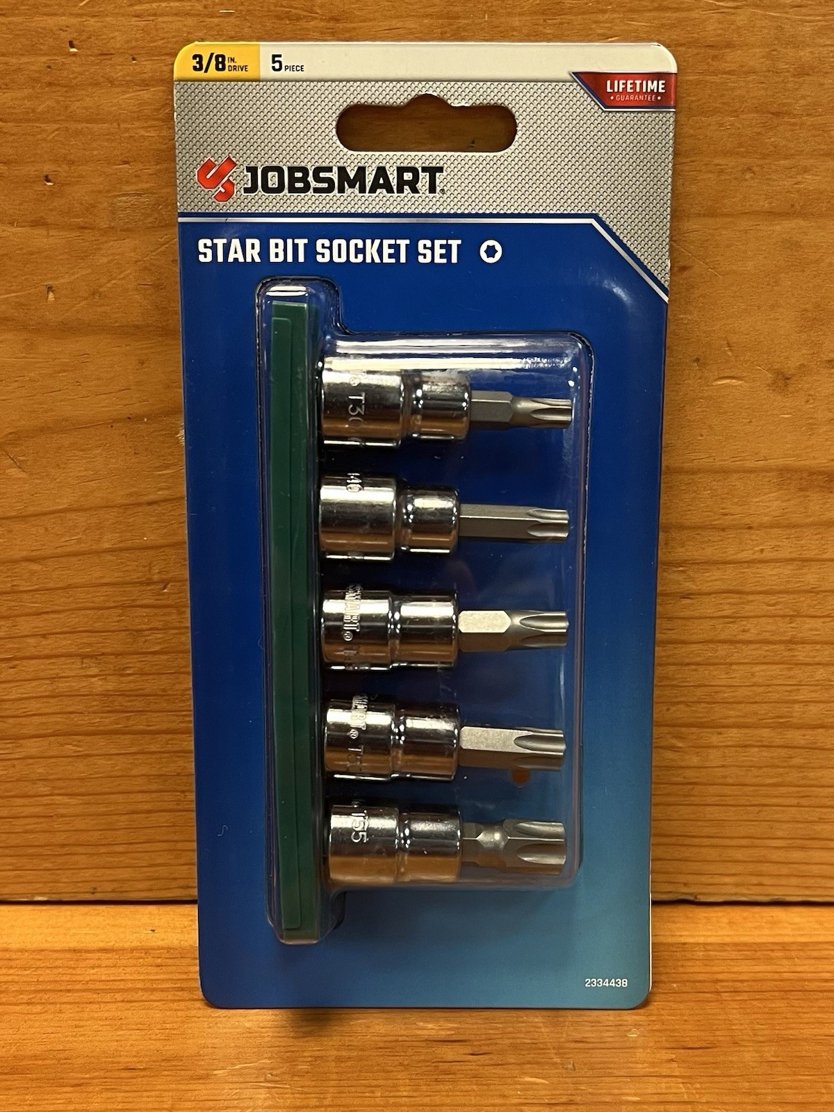 JOBSMART 2334438 3/8″ 5 Pc Star Bit Socket Set