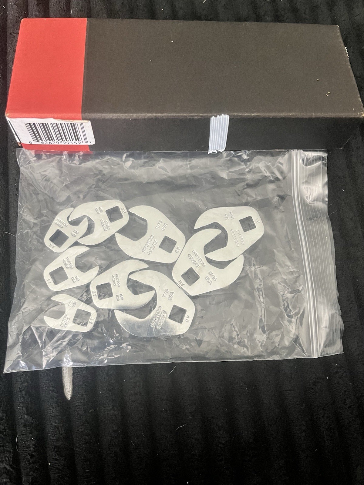 Proto 3/8″ Drive 9 Piece Crowfoot Wrench Set (Model J49004CF)