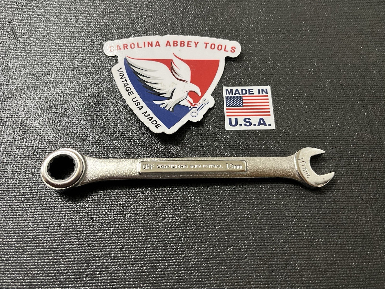 Sears Craftsman Industrial 10mm Heavy Duty Ratcheting Wrench 24590 -VA- USA