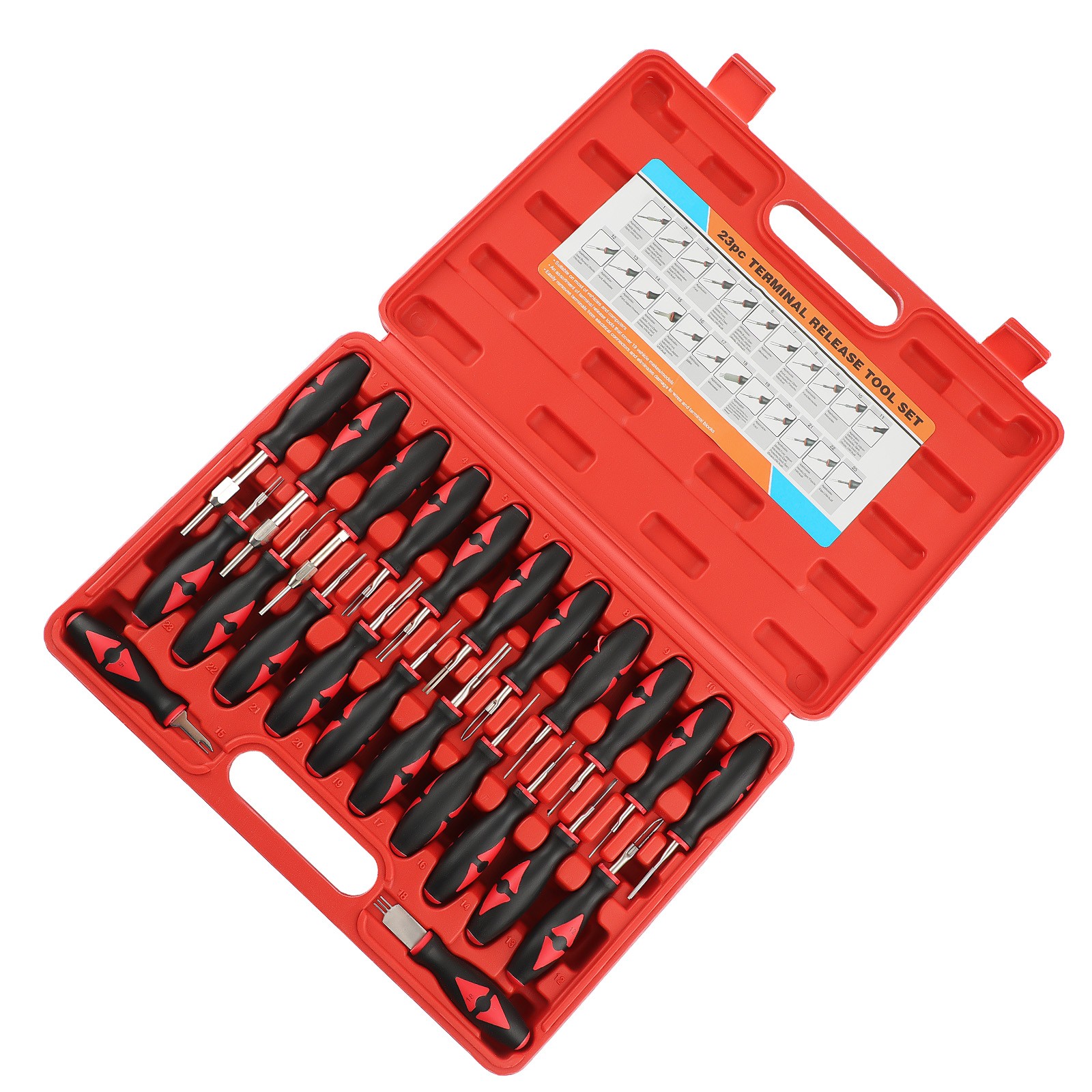 23X Universal Wire Terminal Connector Release Removal Crimp Pin Release Tool Kit