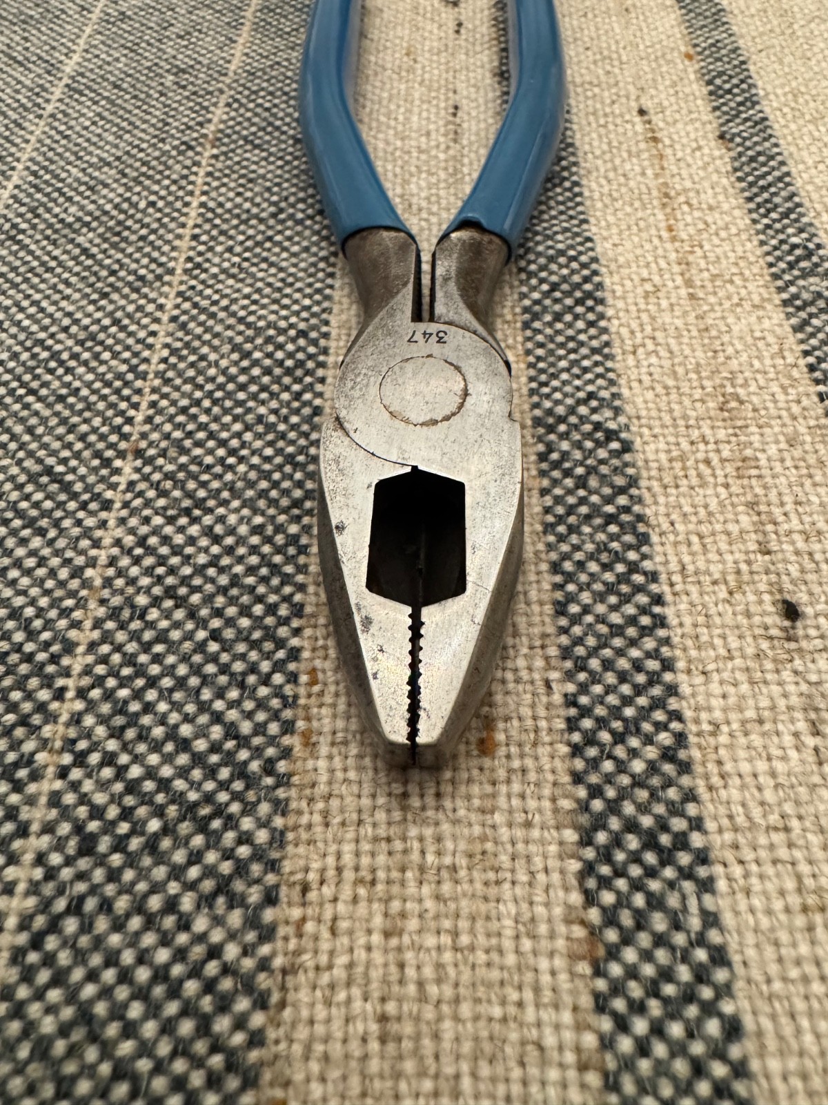 Channellock 347 7” Long Round Nose Lineman’s Pliers High Leverage USA