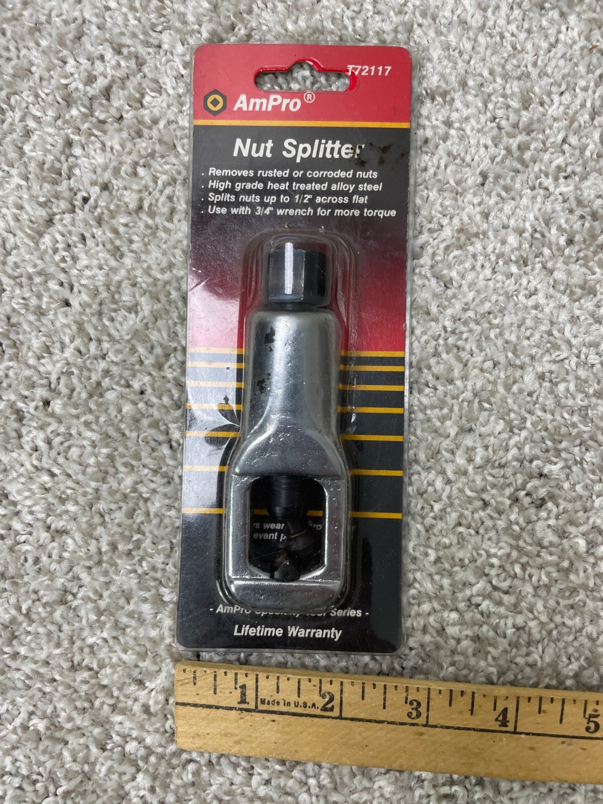 AmPro Tools #T72117 Nut Splitter High Grade Heat Treated Alloy Steel Handheld