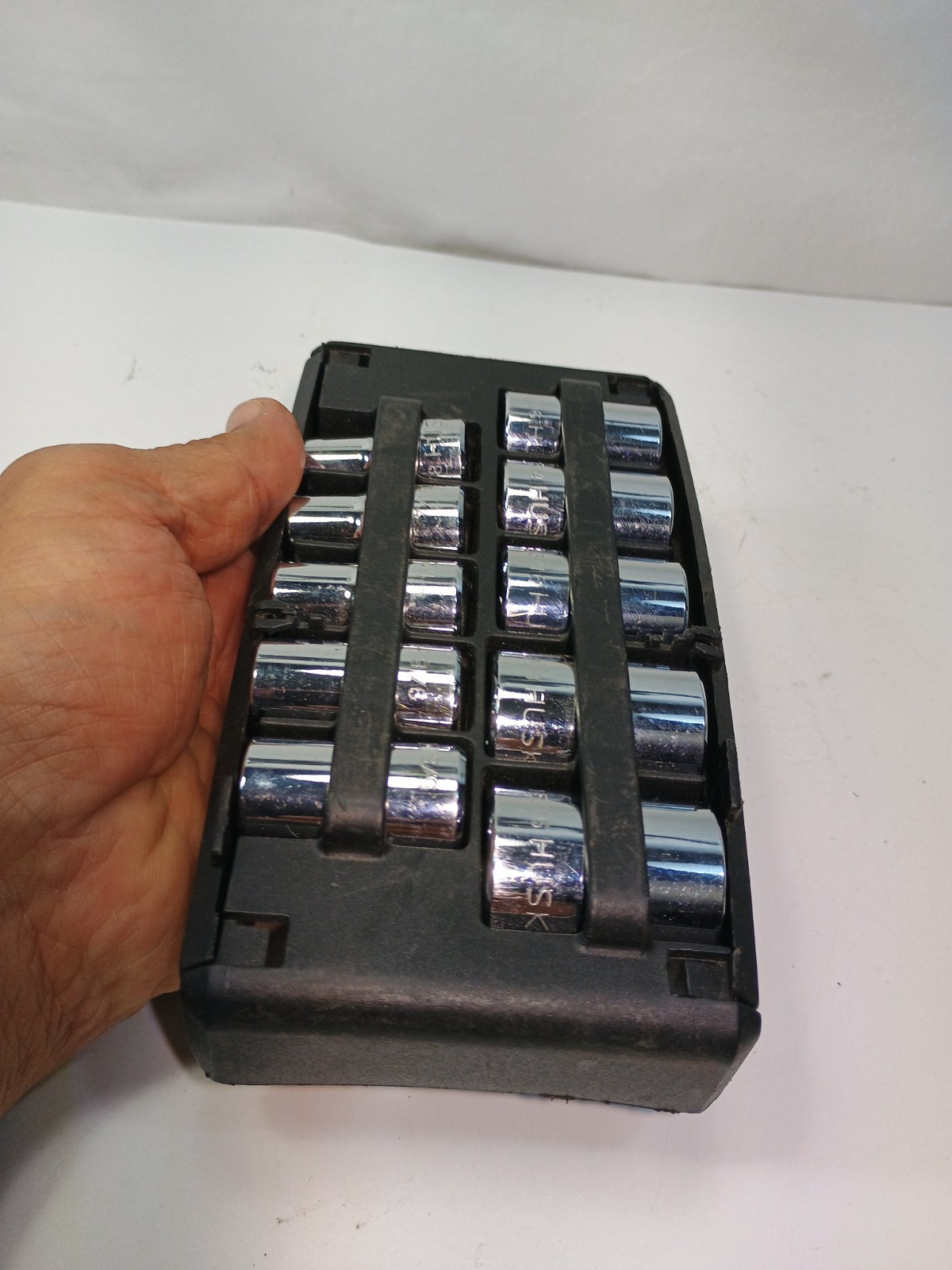 Husky 10 Piece Socket Set, 6 Point 1/2″ Drive
